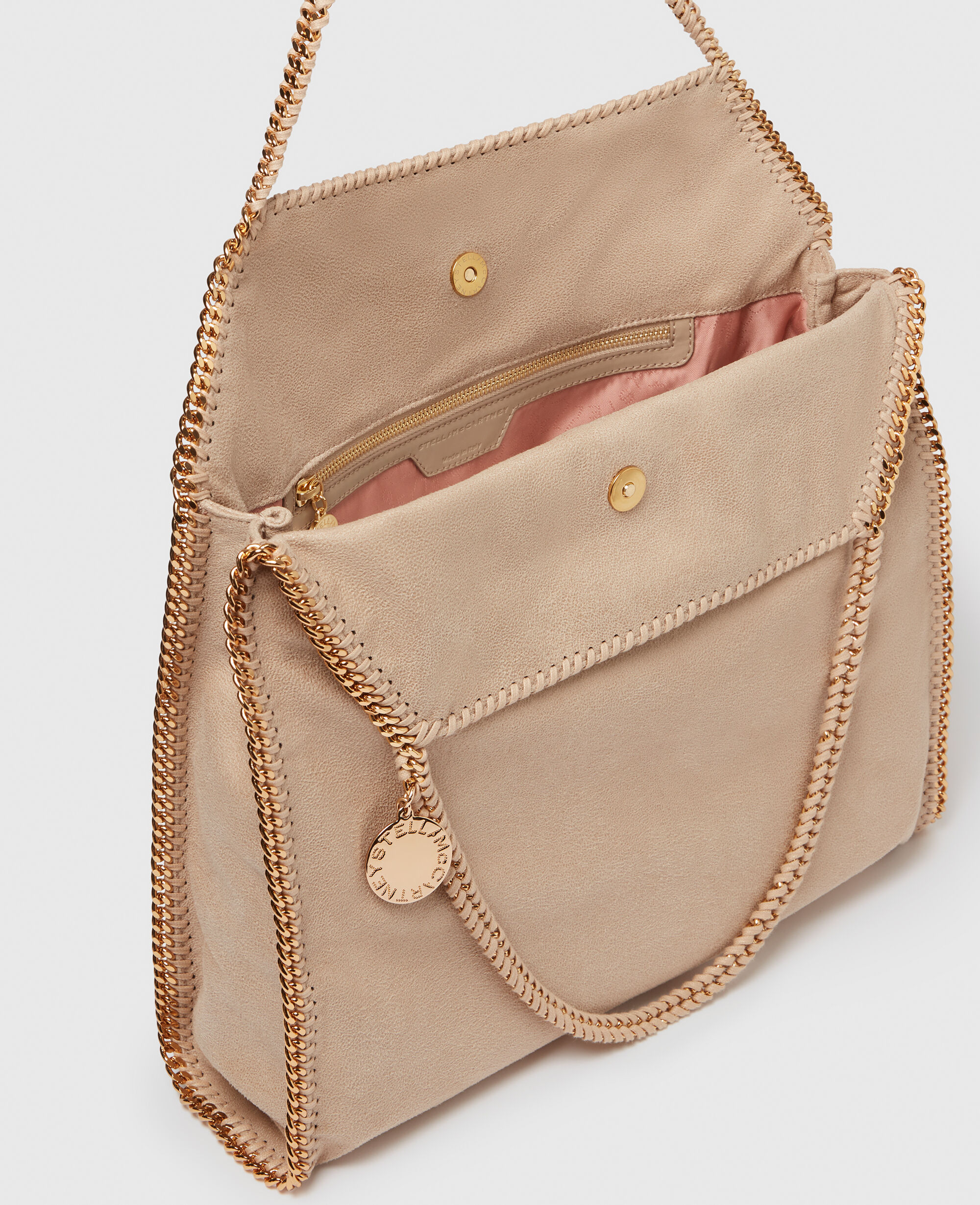 Women Buttercream Falabella Large Shoulder Tote Bag Stella McCartney SG