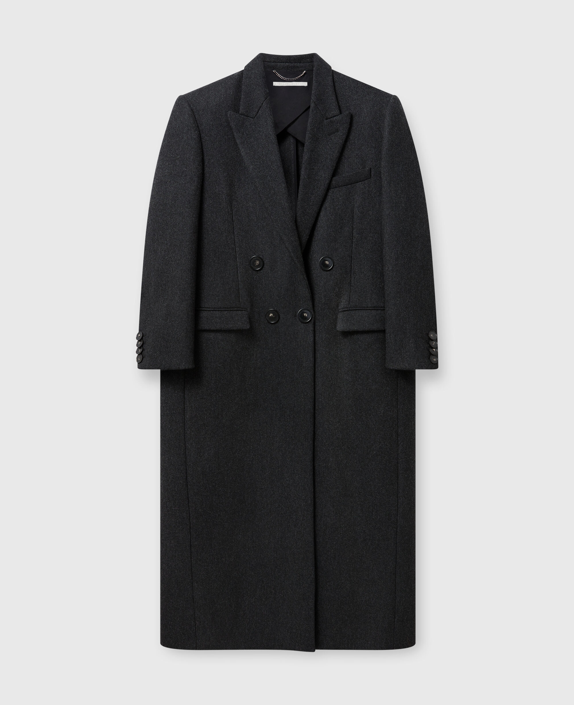 Stella mccartney double breasted wool coat 2025