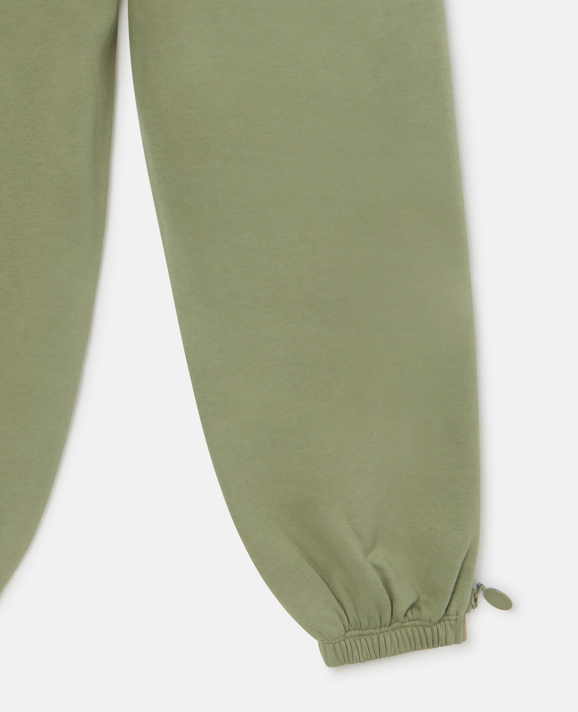 Logo Medllion Drawstring Joggers-Green-large image number 3