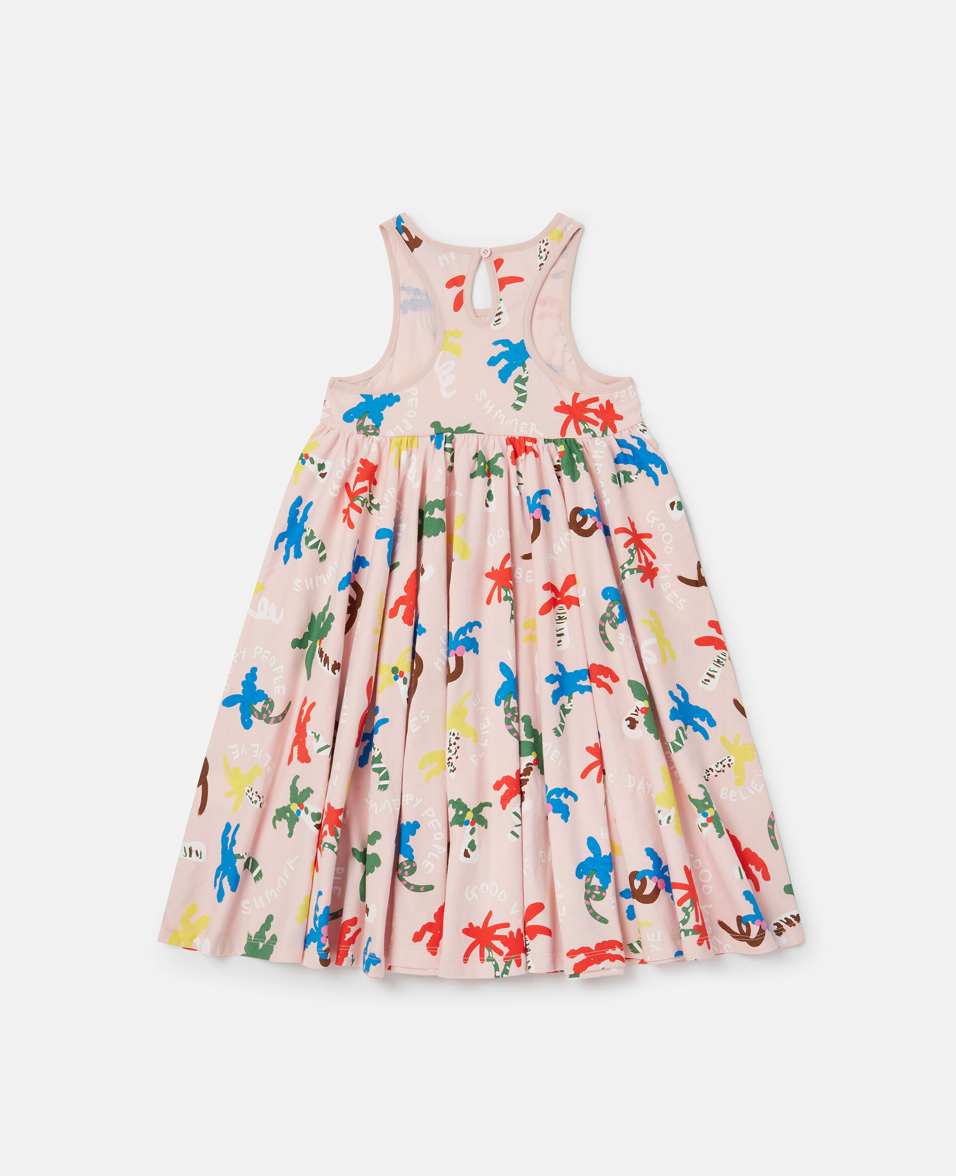 Good Vibes Palms Dress-Pink-large image number 2