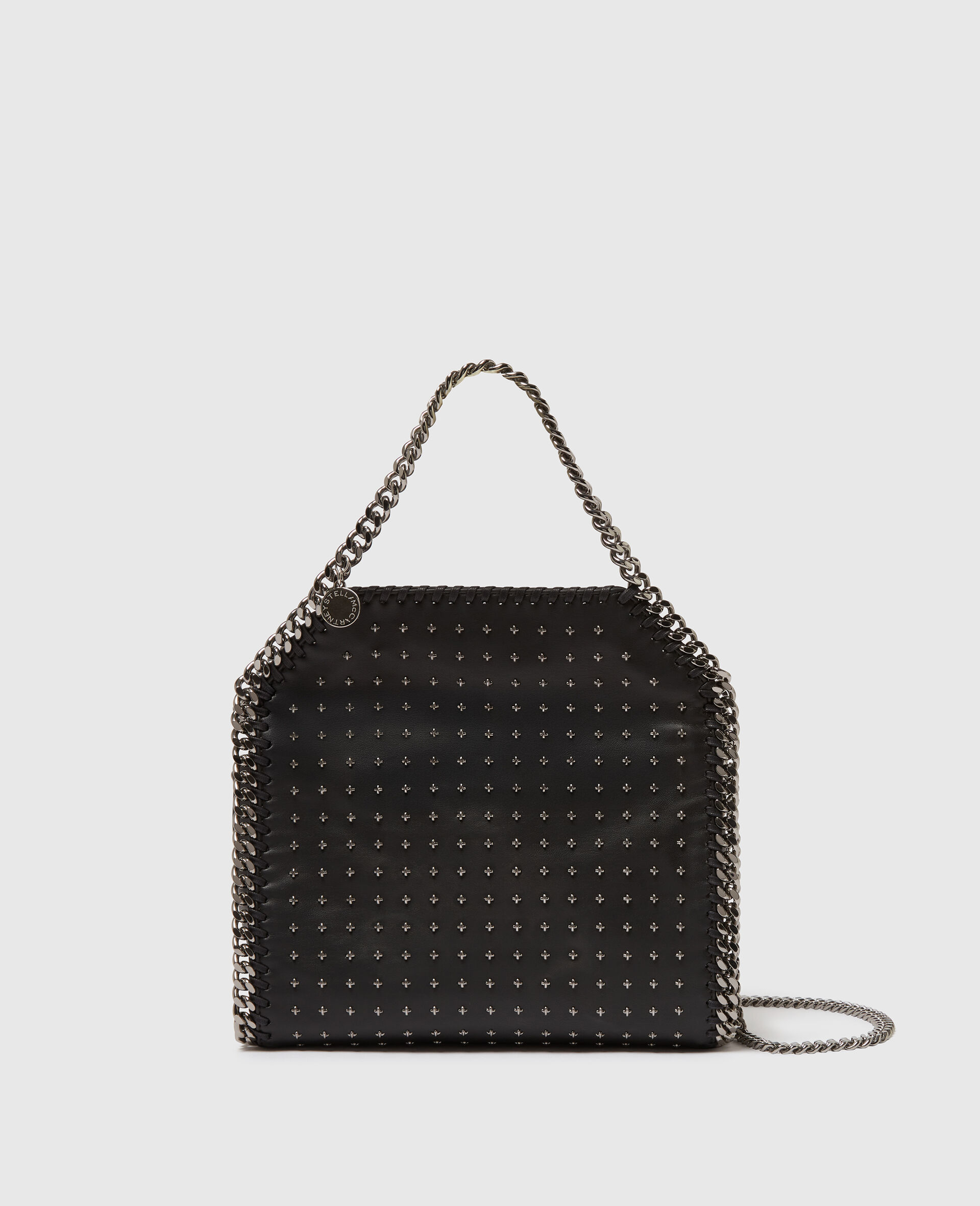 Falabella Star Studs Mini Tote Bag-Black-medium