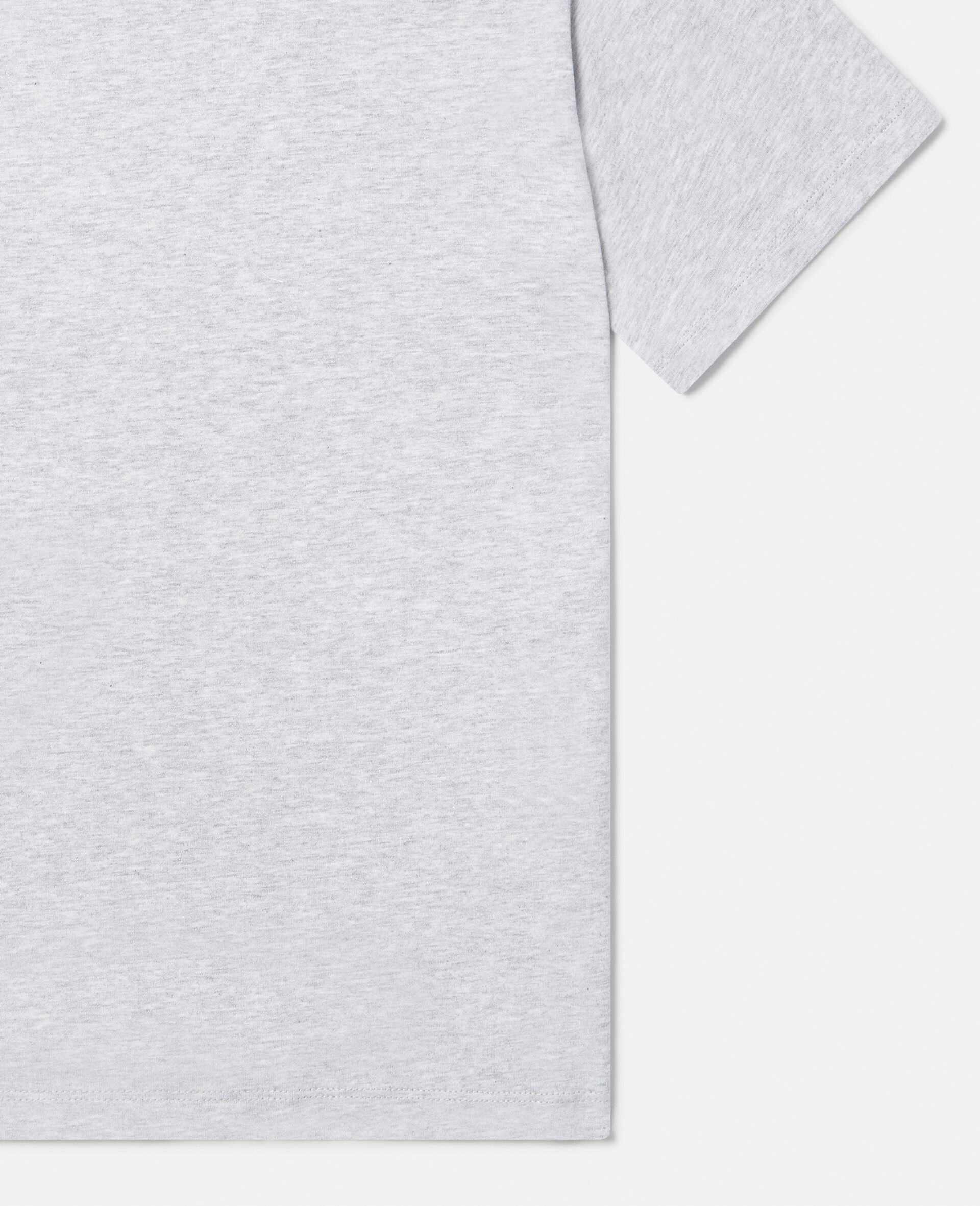 Stella Logo Rock Guitar Print T-Shirt-Grey-large image number 3