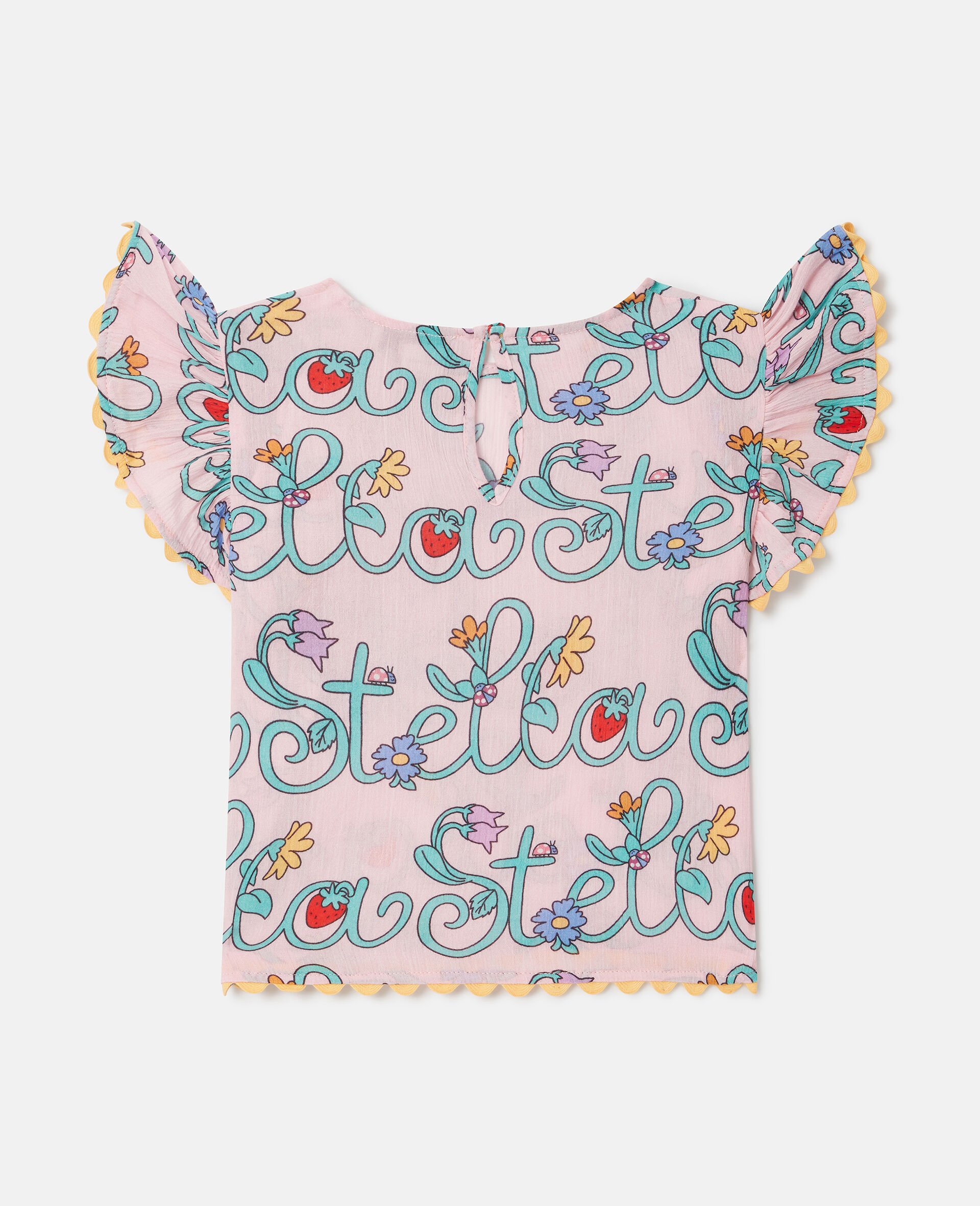 Stella Vine Cap-Sleeve Top-Multicolour-large image number 2