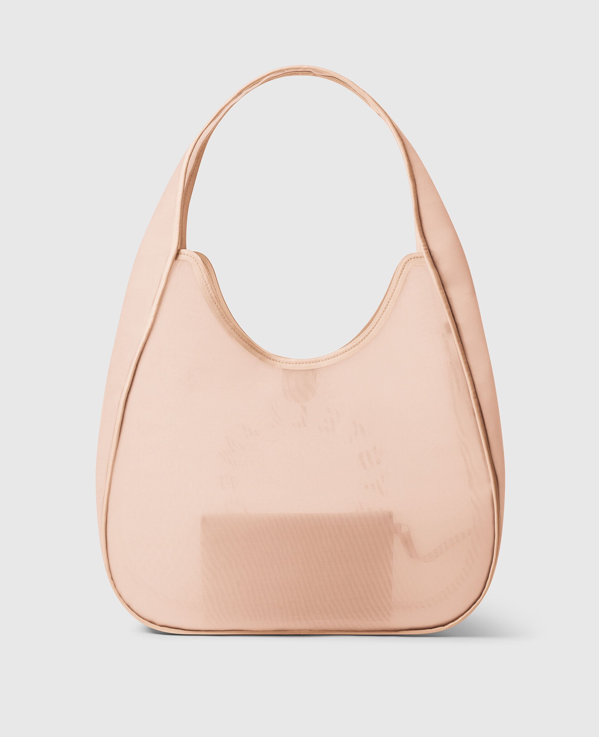 Logo Mesh Large Hobo Bag-Purple-large image number 2