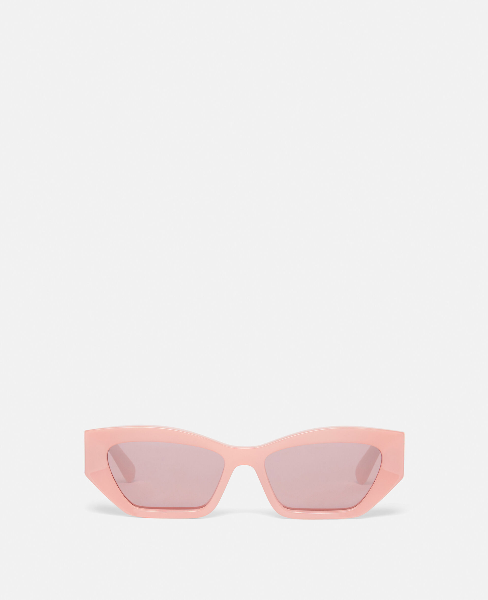 Logo Cat‐Eye Sunglasses-Pink-medium