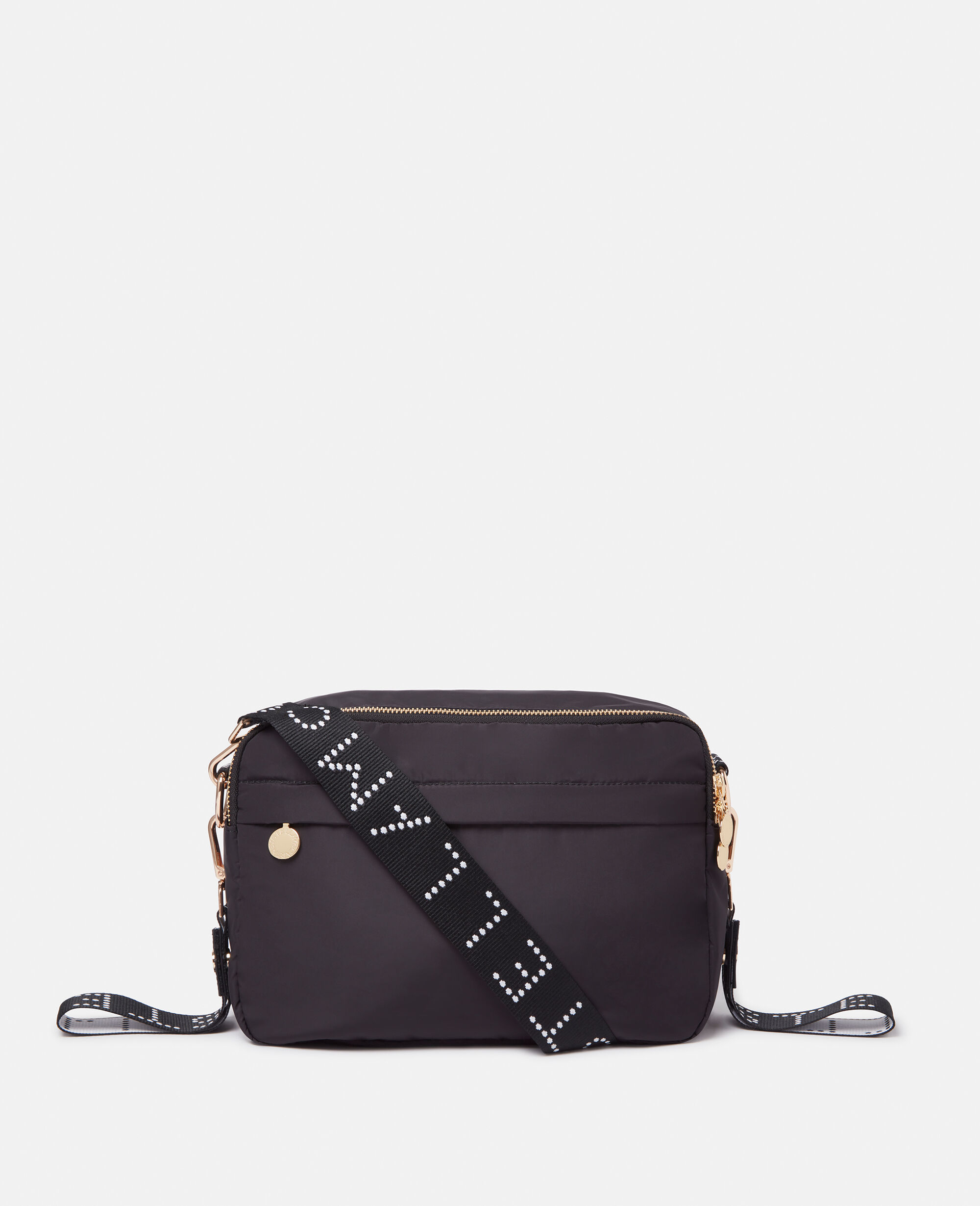 Women Black Logo Tape Changing Bag Stella McCartney SG