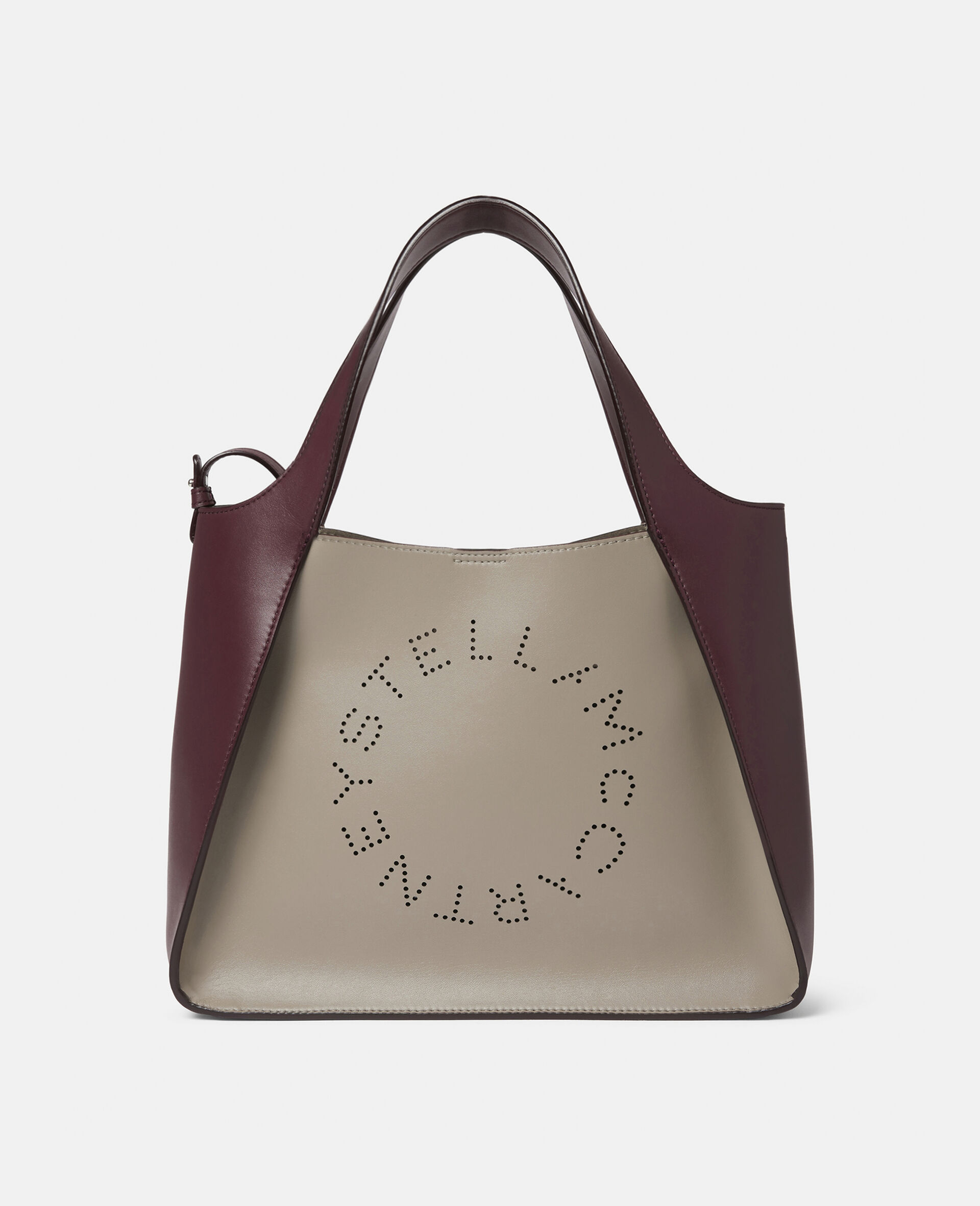 Stella Logo Crossbody Bag -White-large image number 0