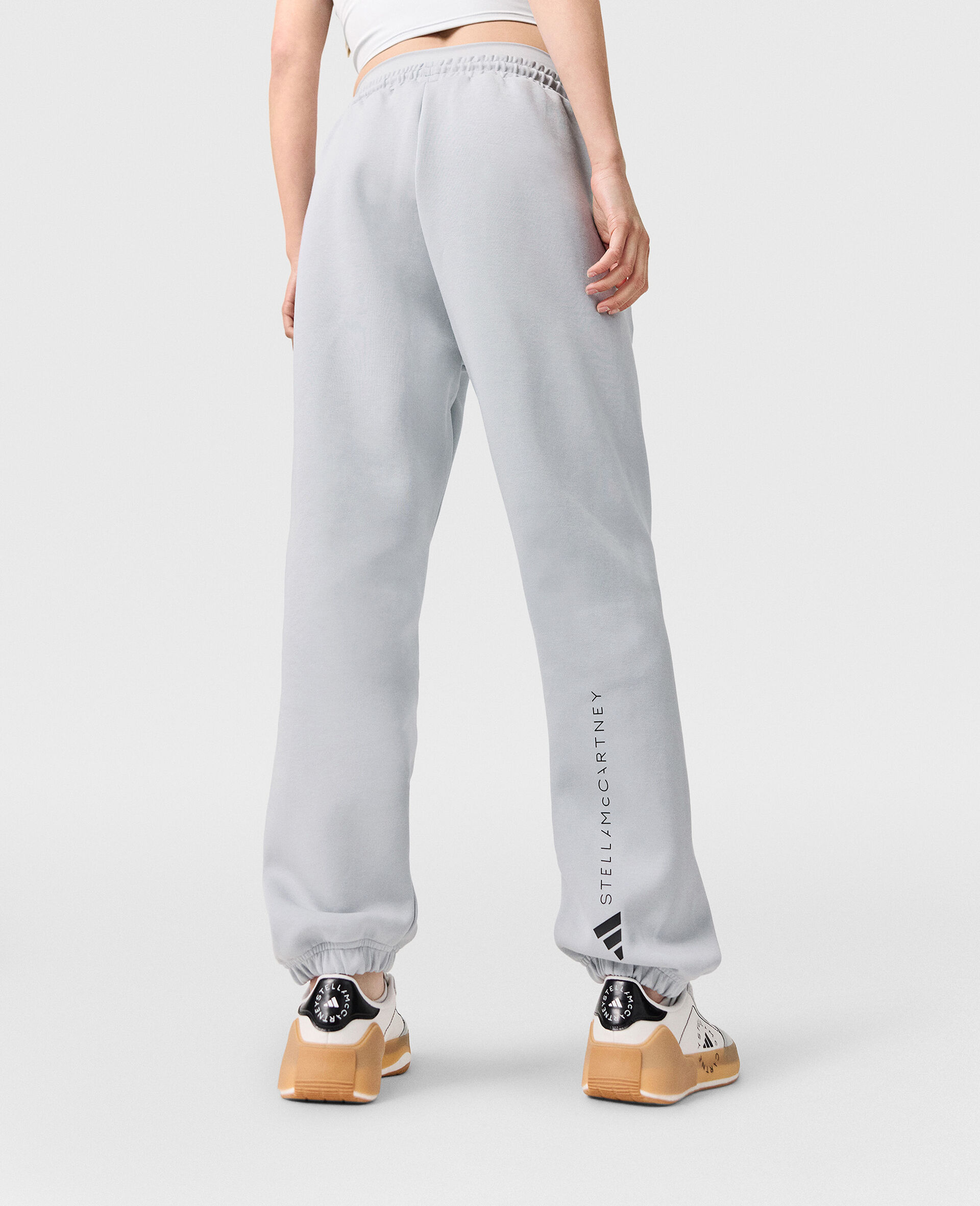 Logo Straight-Leg Joggers-Grey-large image number 4