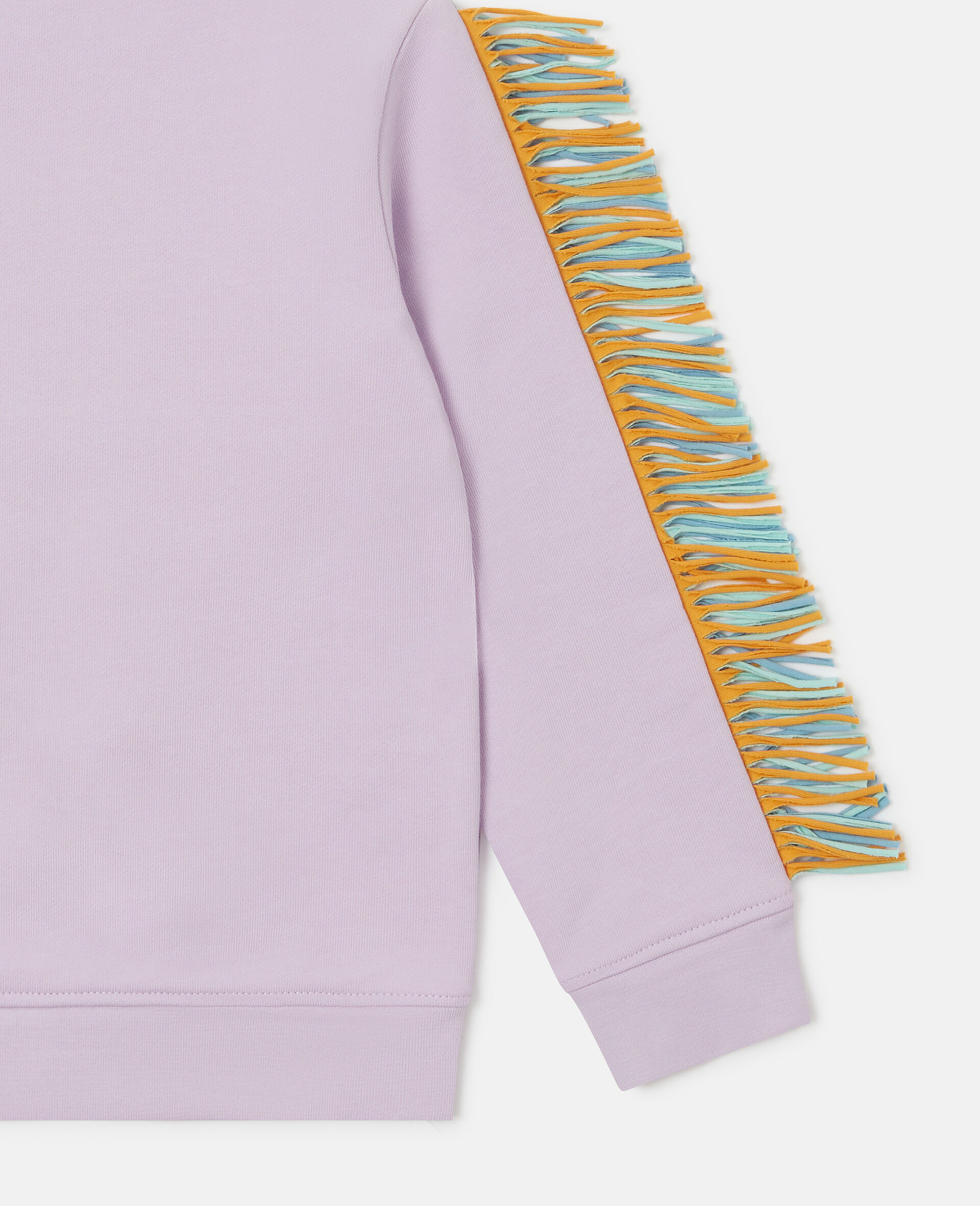 Fringed Star Graphic Sweatshirt-Purple-large image number 3