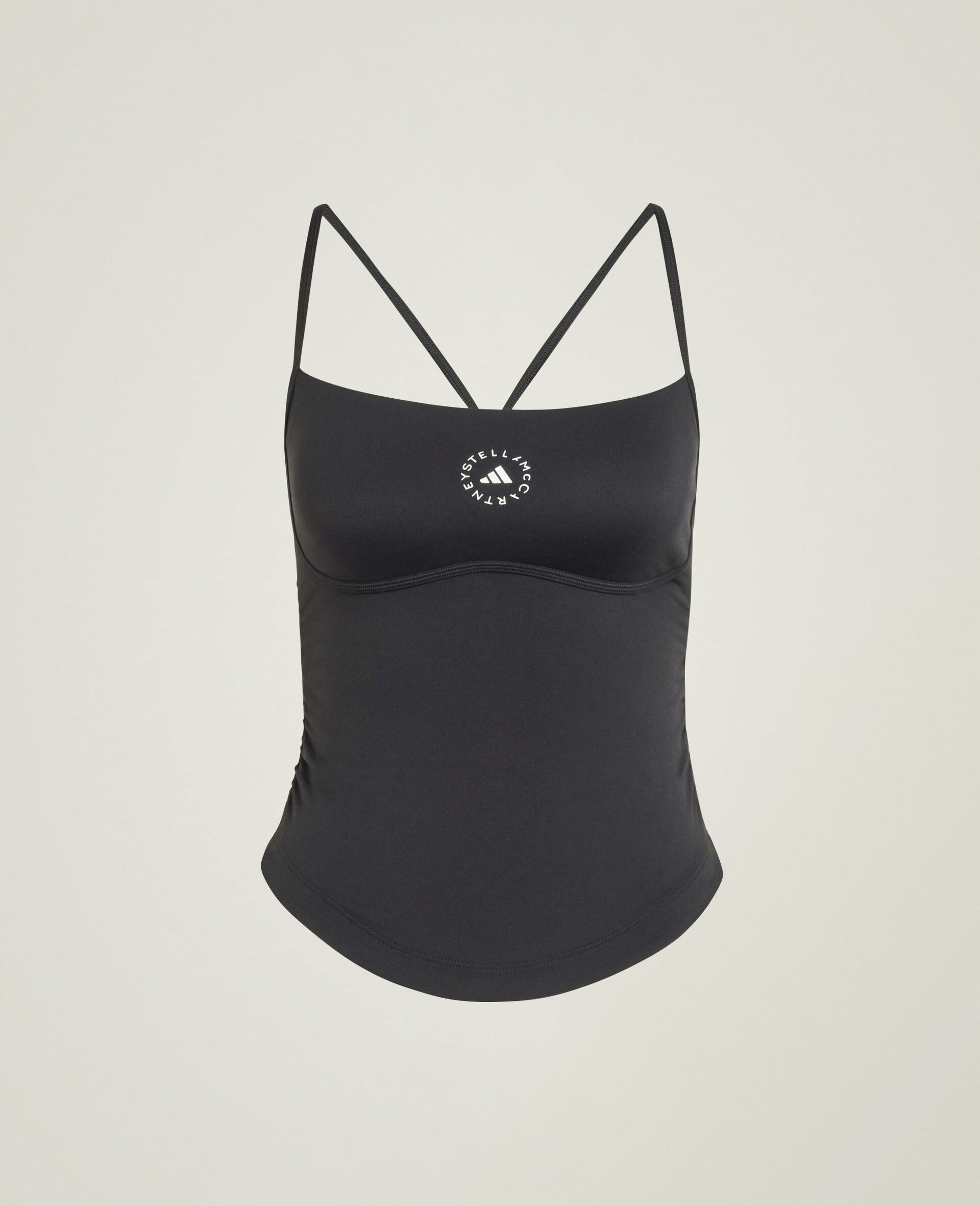 Studio Spaghetti Strap Tank-Black-medium