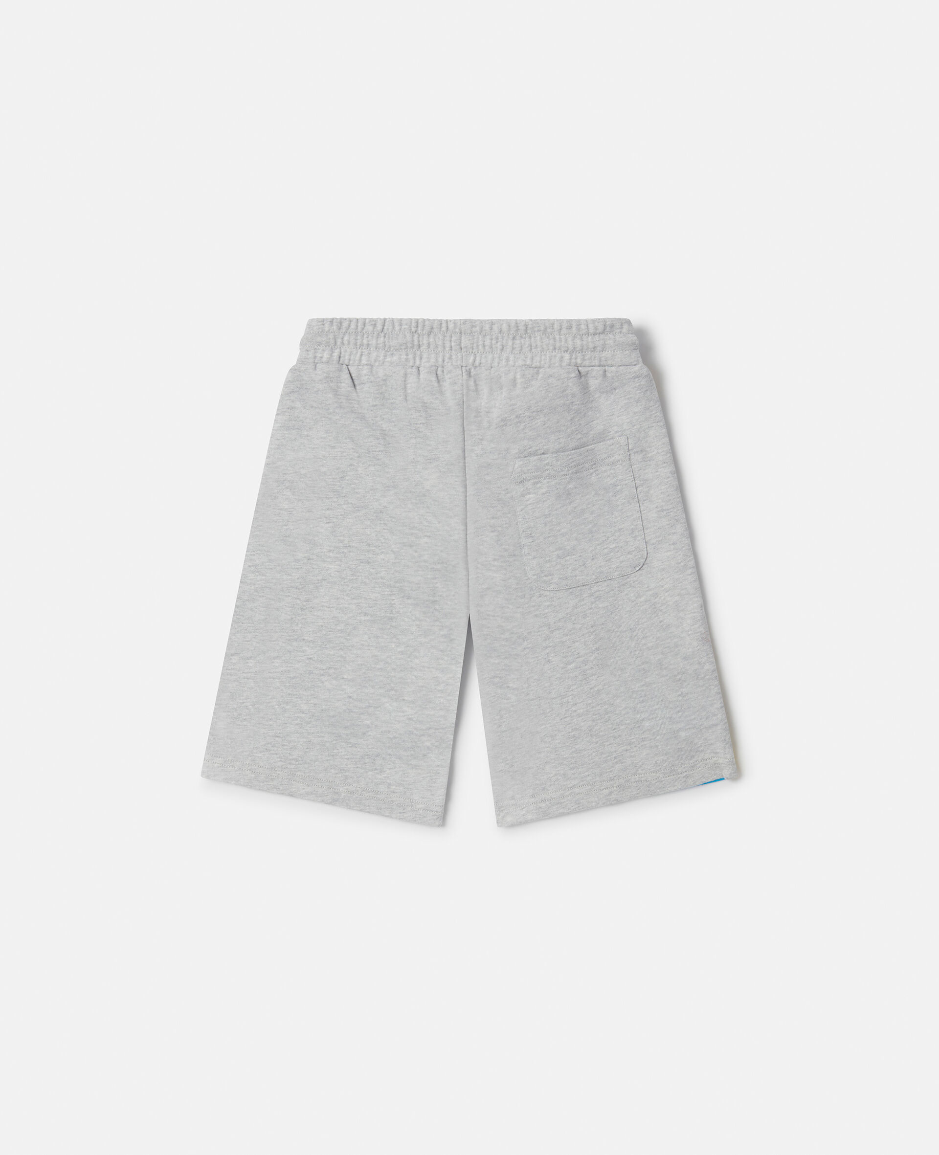 Stella Logo Active Sweat Shorts-Grey-large image number 2
