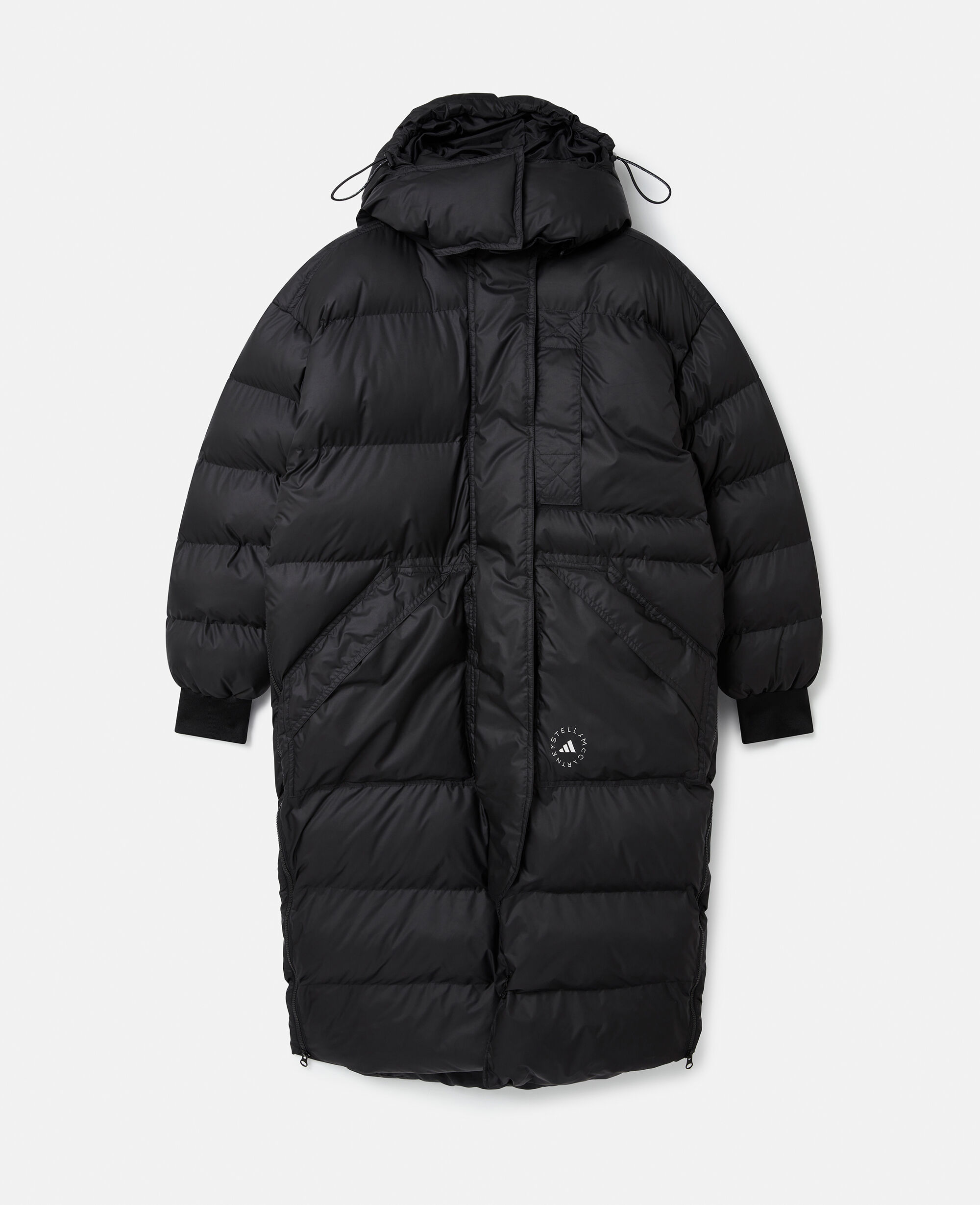 Women Black TrueNature Long Padded Coat | Stella McCartney GB