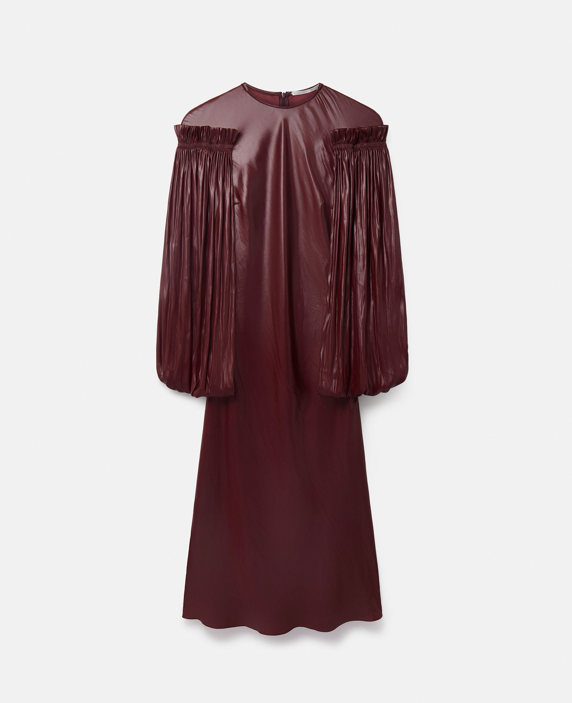 Billowing Cape Midi Dress-Purple-large image number 0