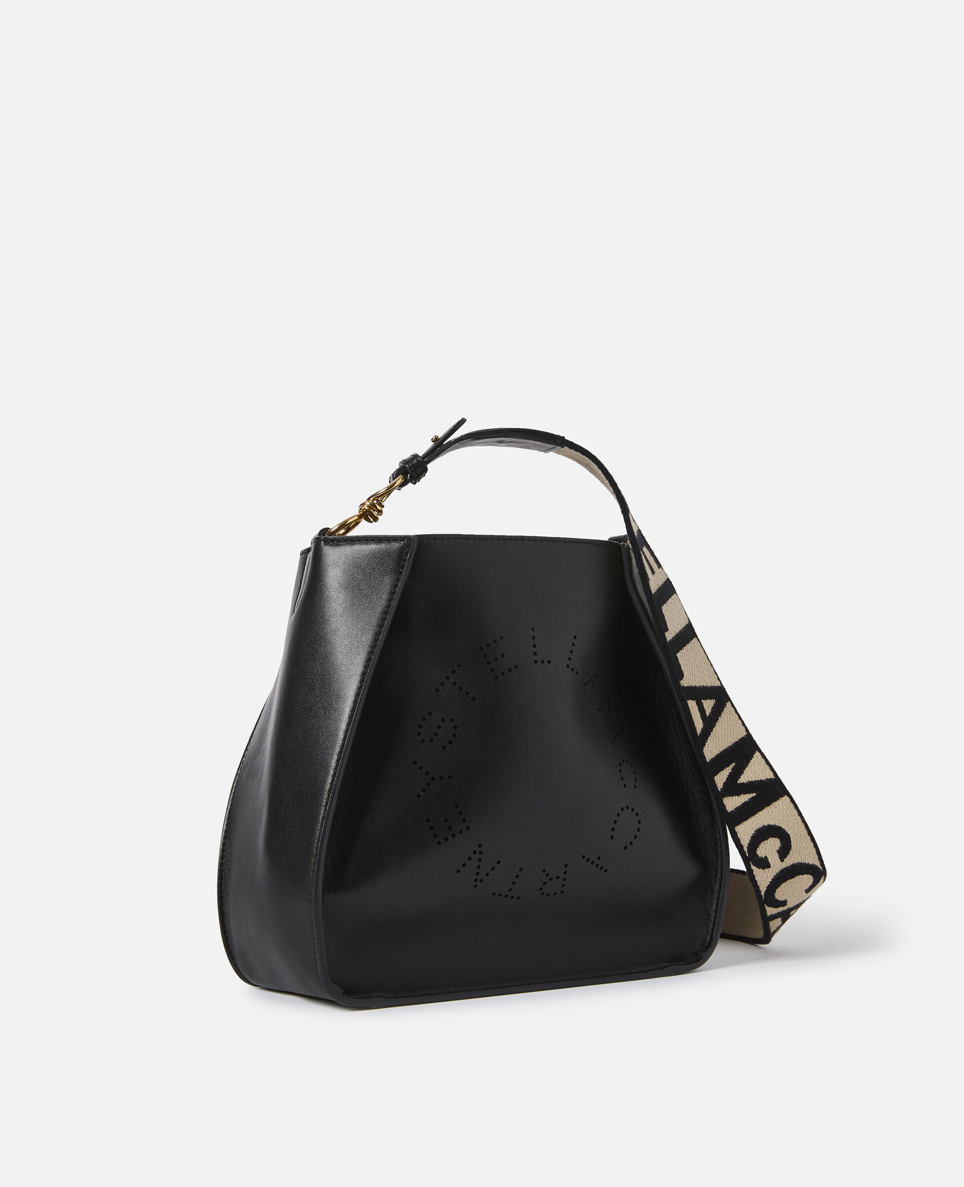 Micro Stella Logo Shoulder Bag-Black-large Micro Stella Logo Shoulder Bag-Black-large image number 1