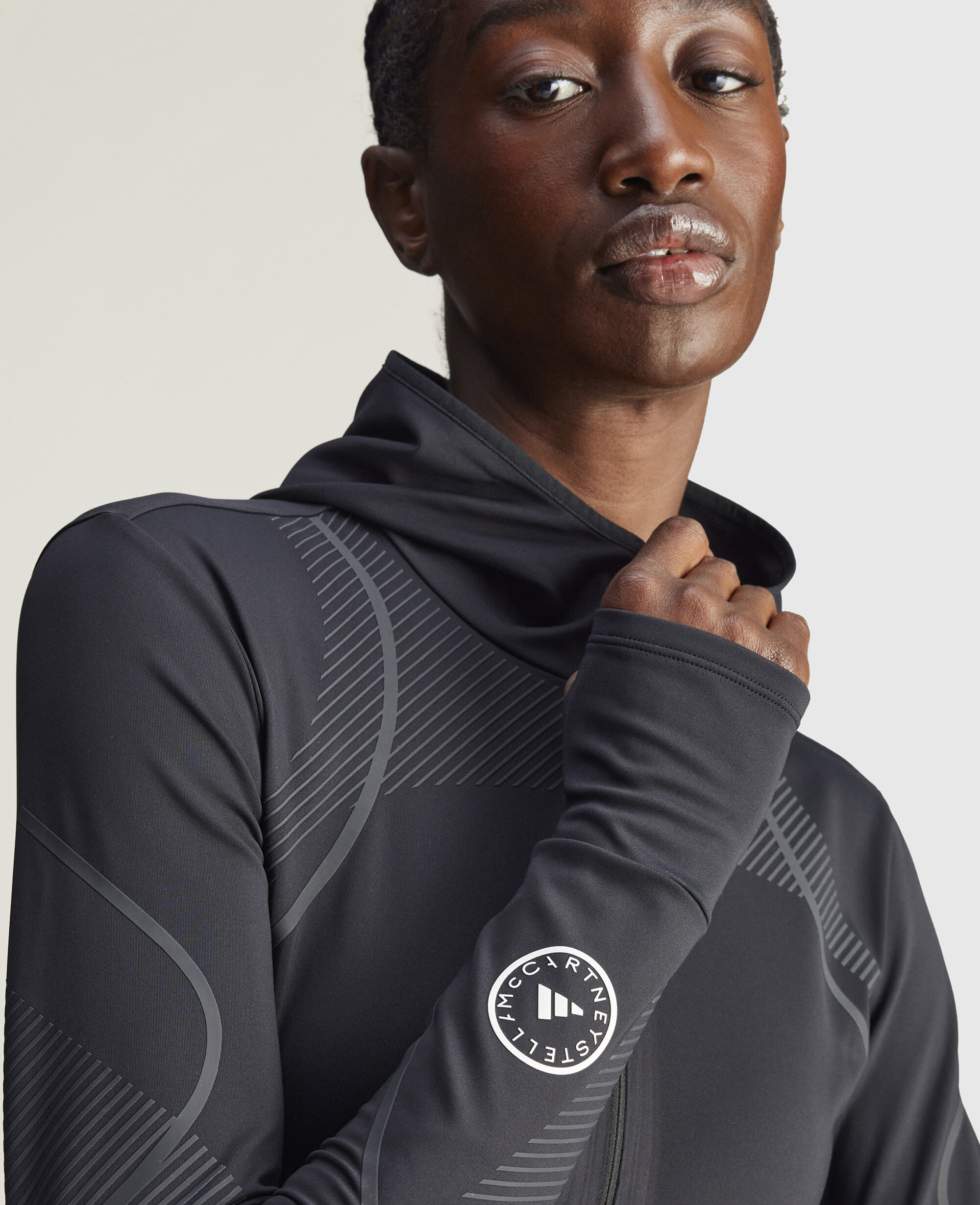 Women Black TruePace Cold.RDY Hooded Jacket | Stella