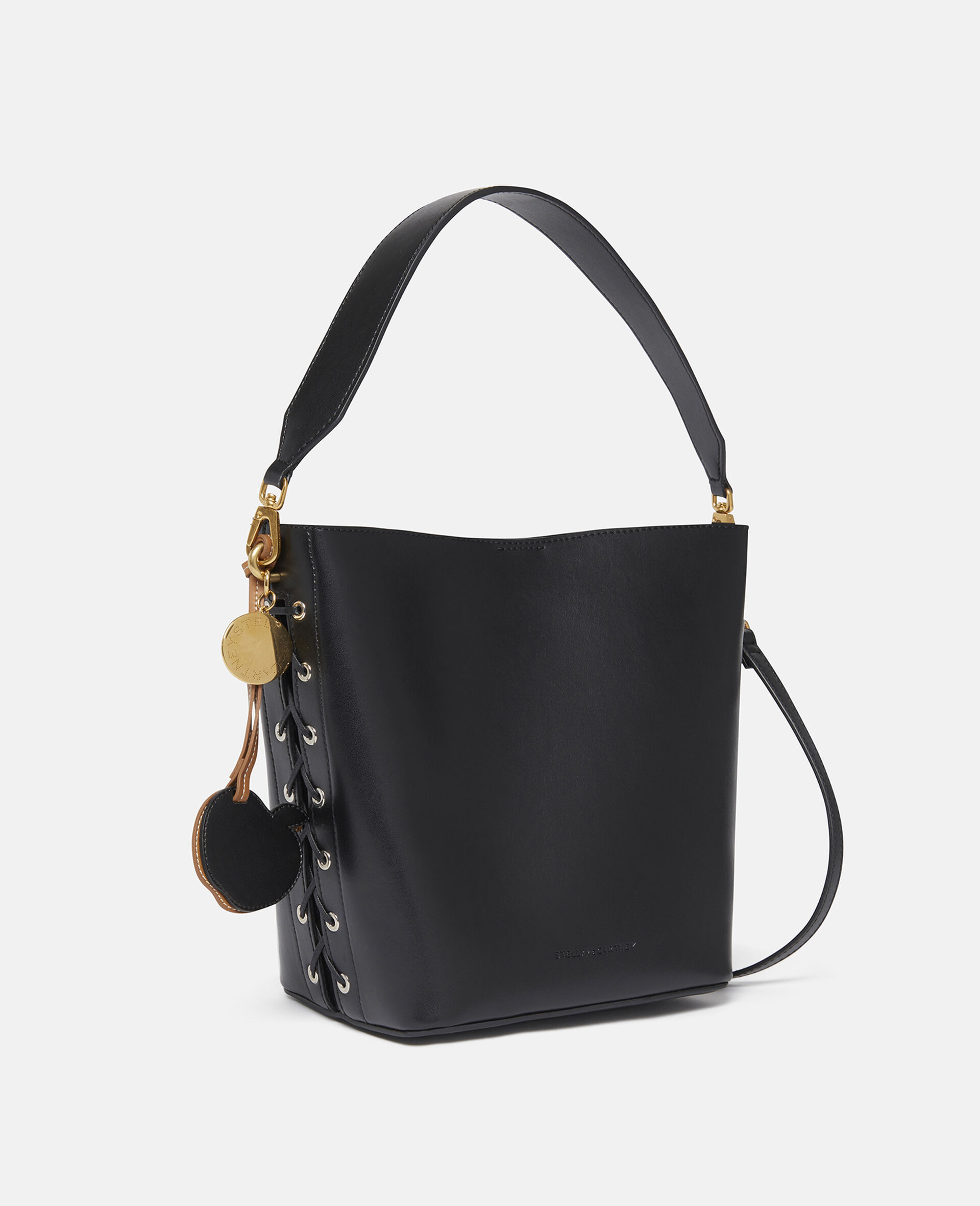 Frayme Bucket Tote Bag-Black-large image number 2