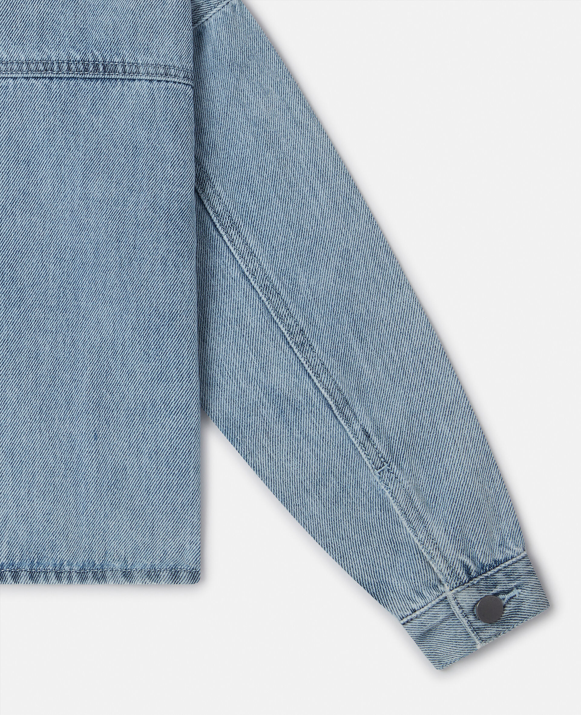 Jeansjacke mit Spongebob-Grafik-Blau-large image number 3