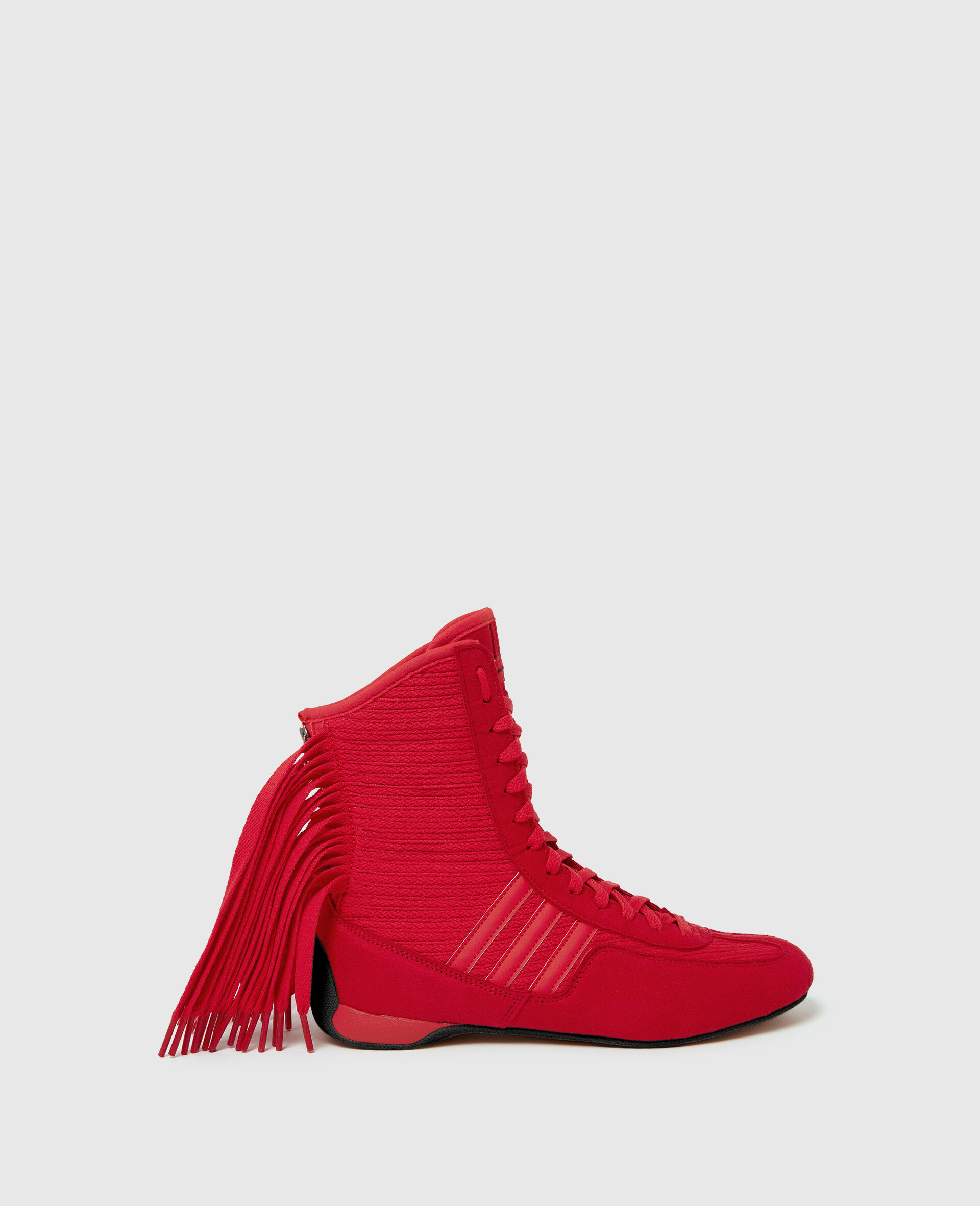 Rasant Fringe High-Top Sneakers-Red-large image number 0