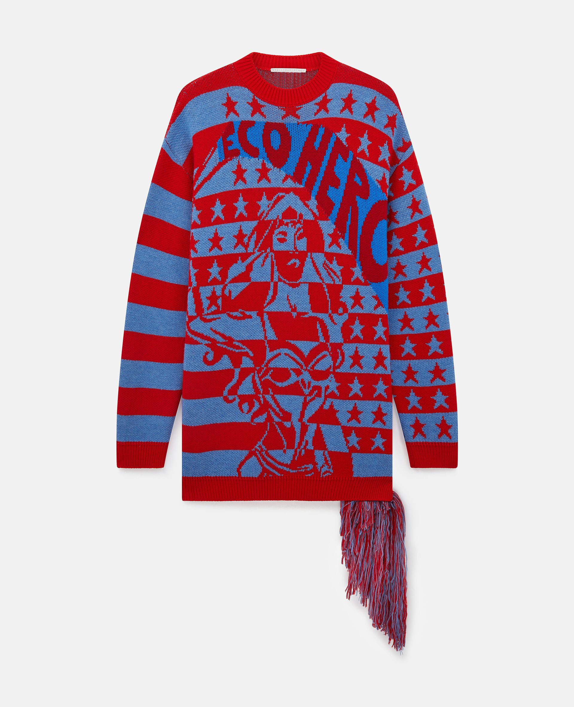 Eco Hero Intarsia Sweater-Multicolour-large image number 0