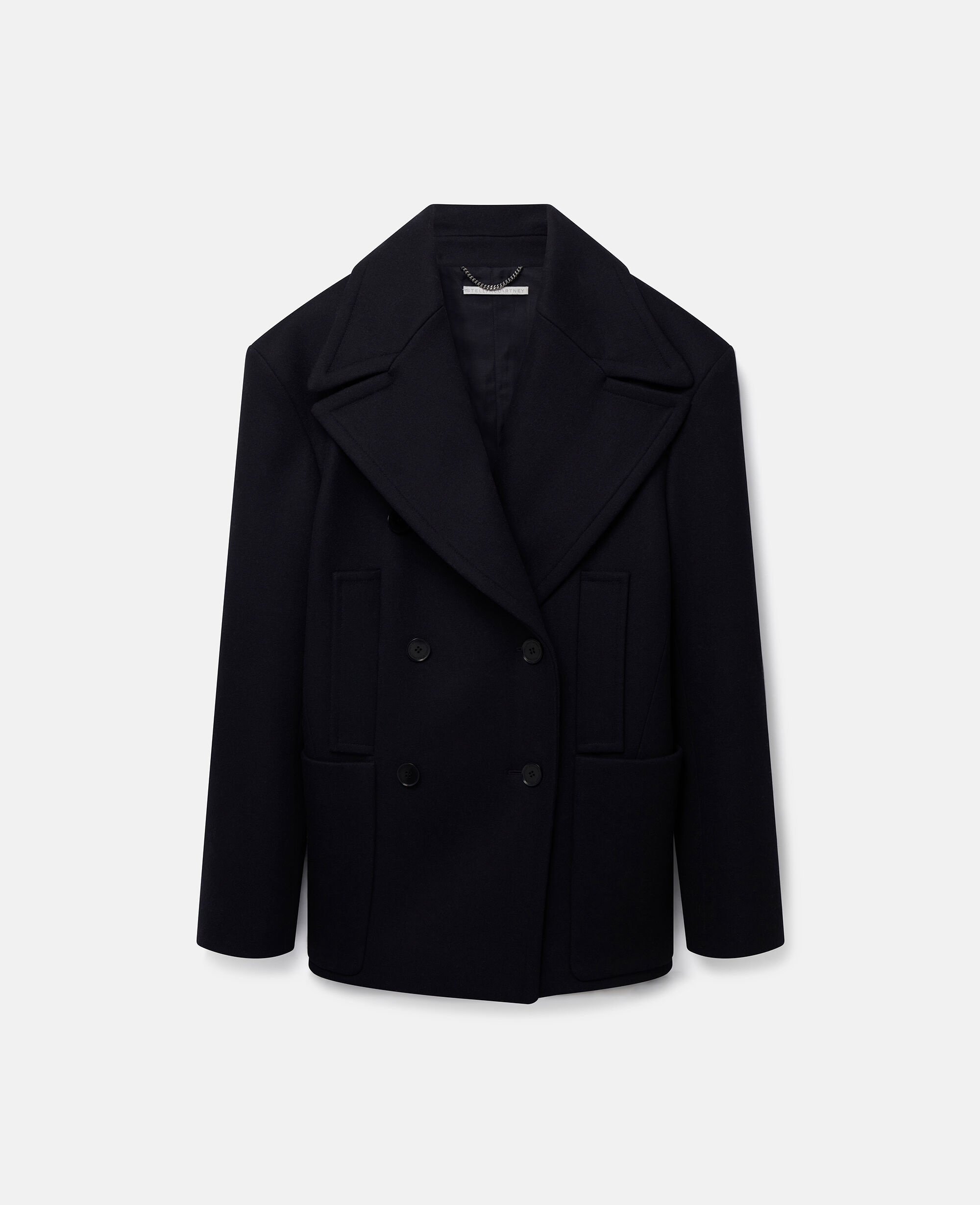 Plus size double breasted pea coat deals