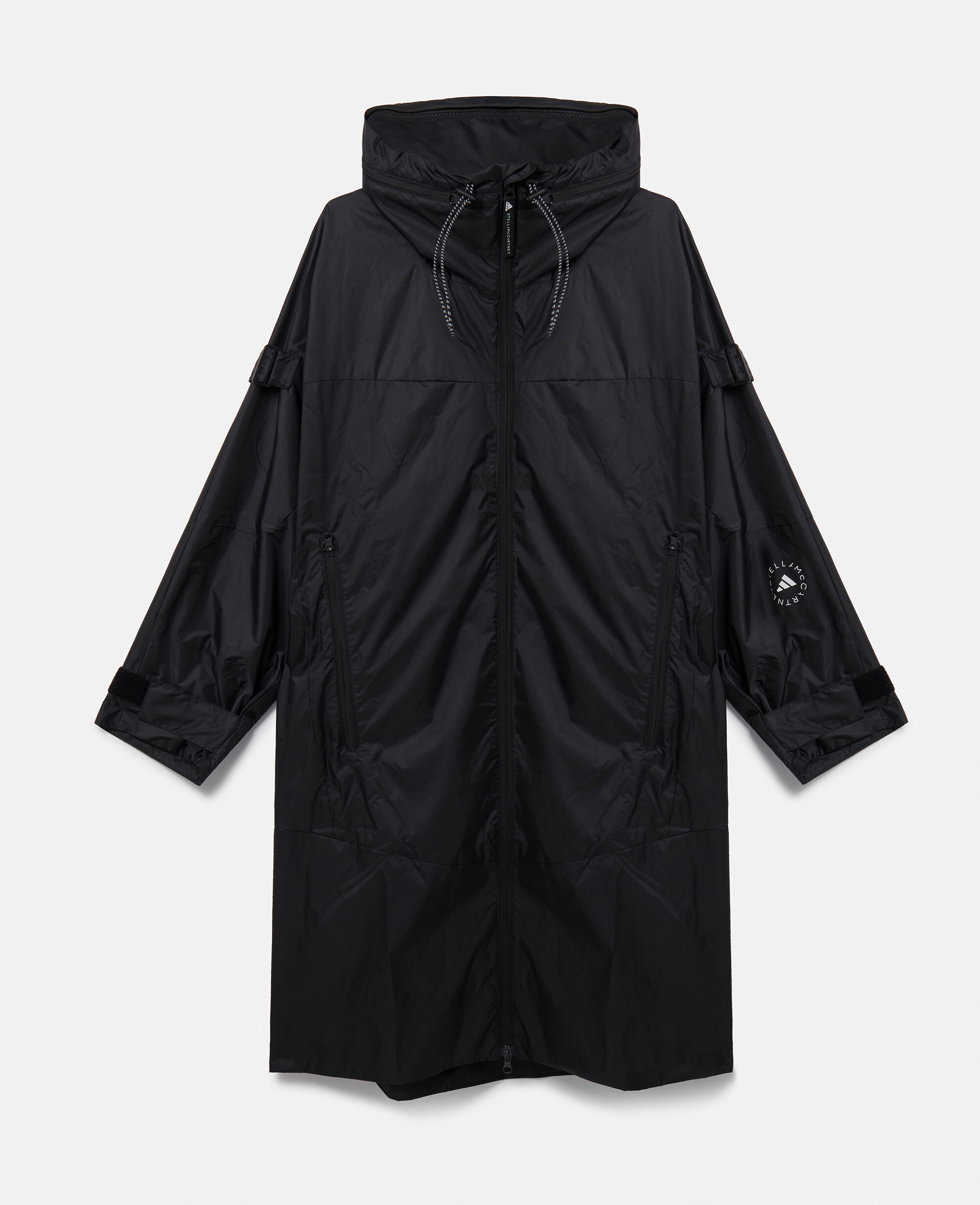 Women Black TrueCasuals Long Parka Coat Stella McCartney RO