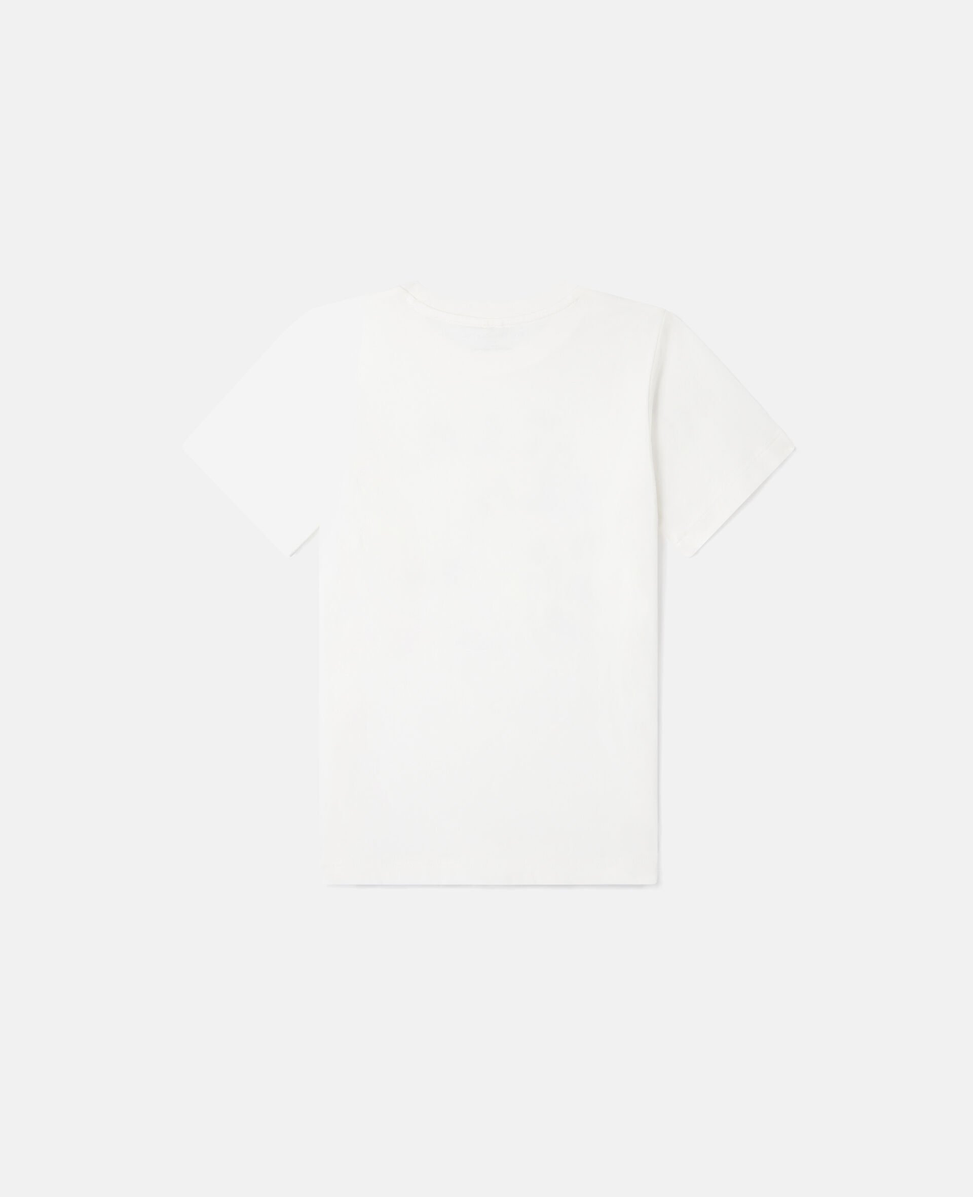 Stella Woodland Lettering Crewneck T-Shirt-White-large Stella Woodland Lettering Crewneck T-Shirt-White-large image number 2