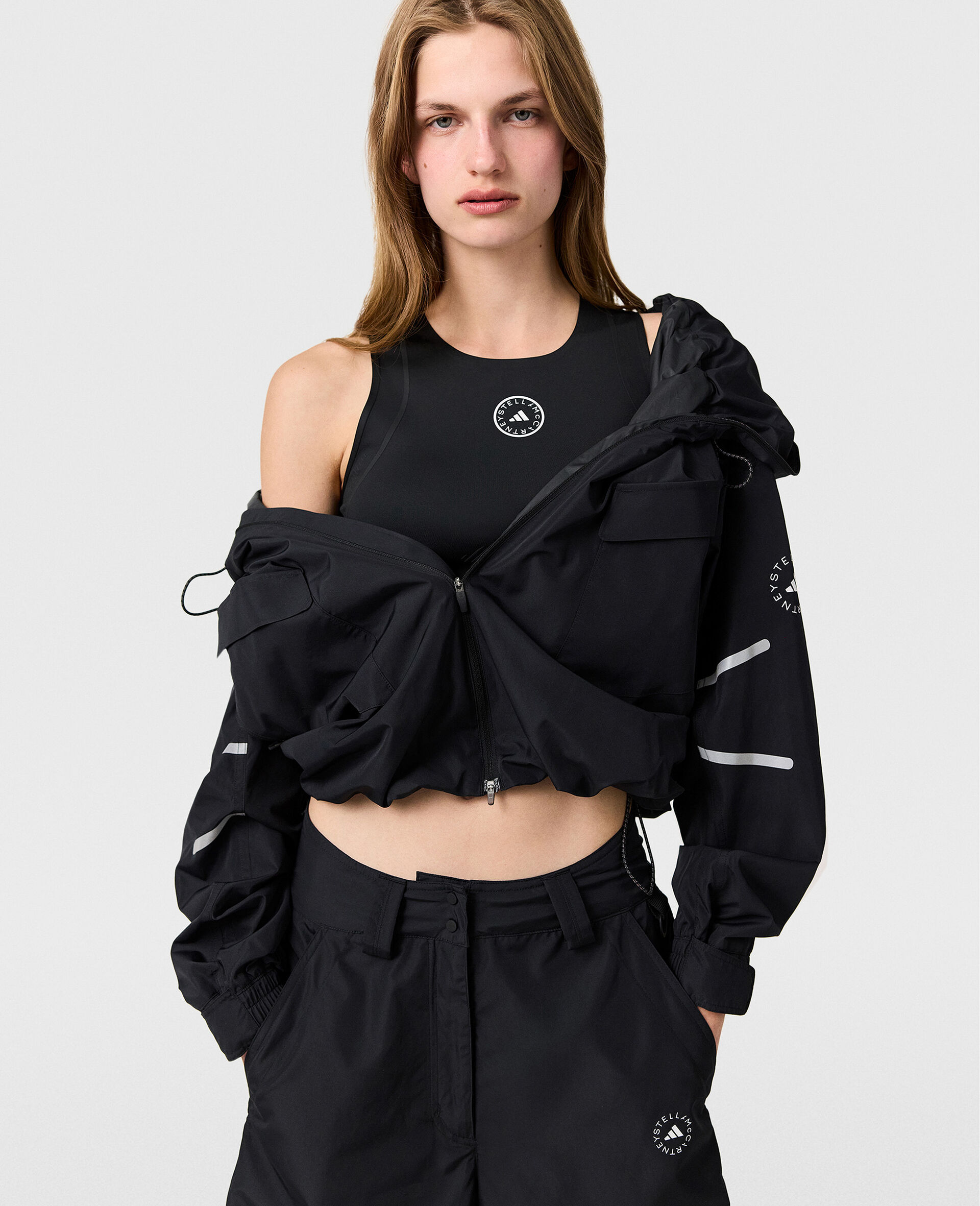 TruePace Cropped Tank Top-Black-large image number 5