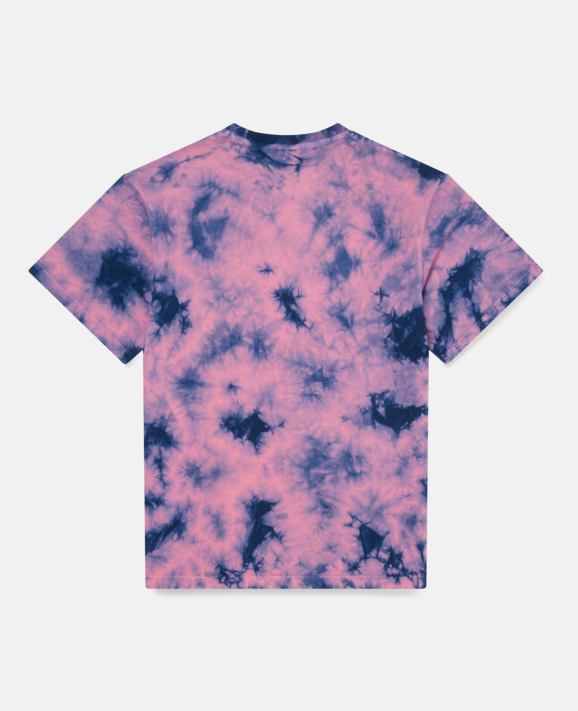 Tie‐Dye Cosmic Star Print Cotton T‐Shirt-Multicoloured-large image number 1