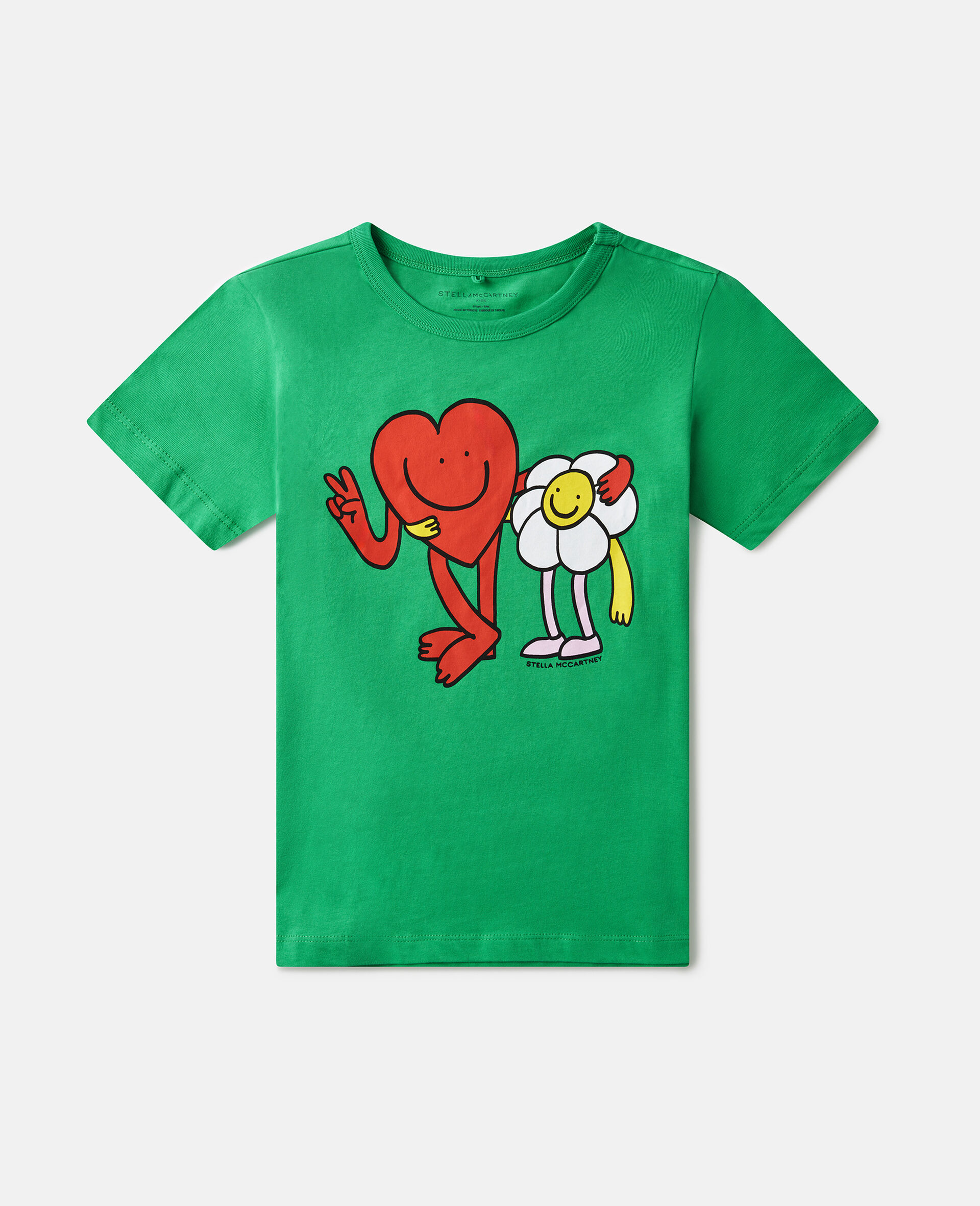 Earth Friends Graphic T-Shirt-Green-medium