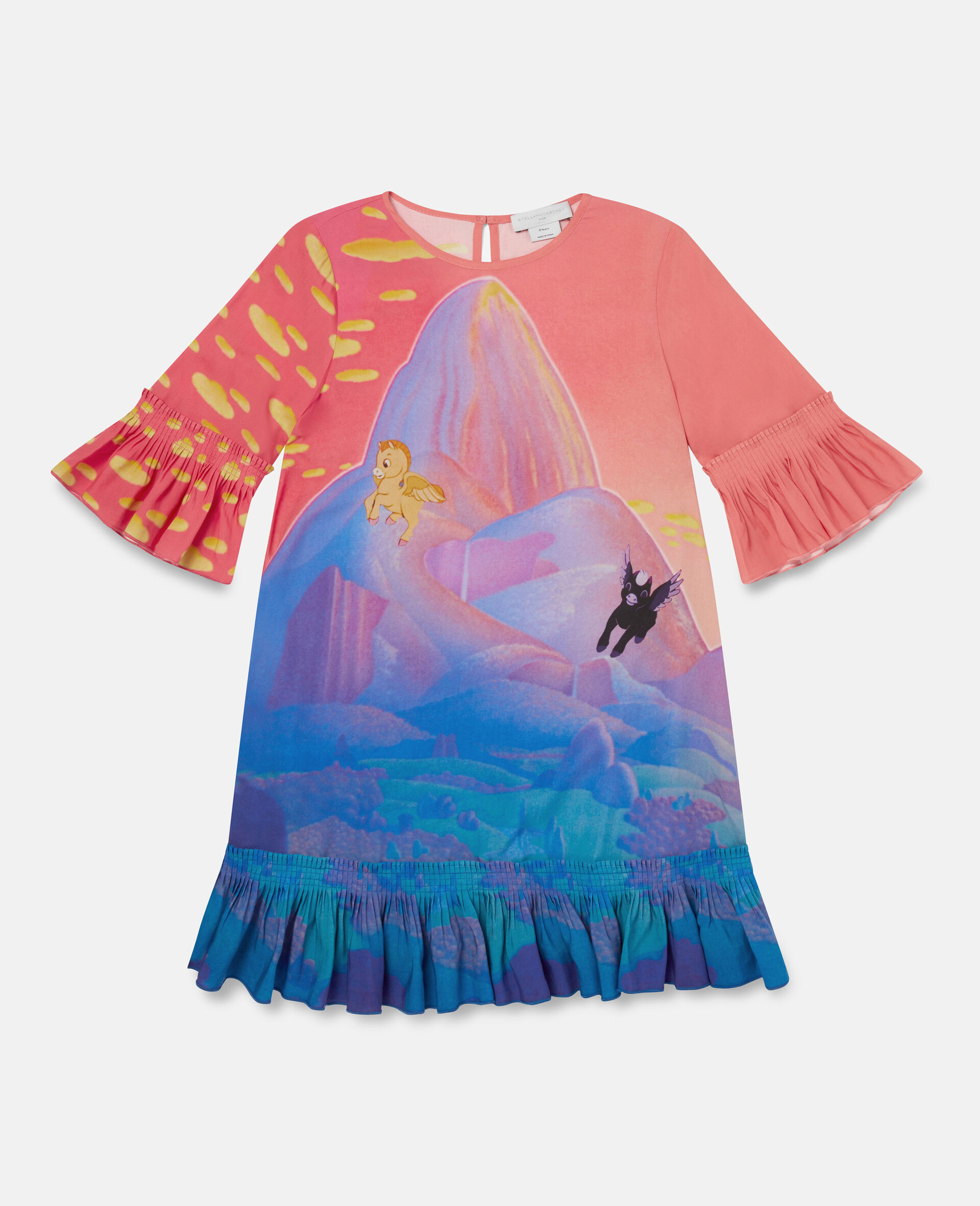 Fantasia Mount Olympus Ruffle Dress-Pink-large image number 0