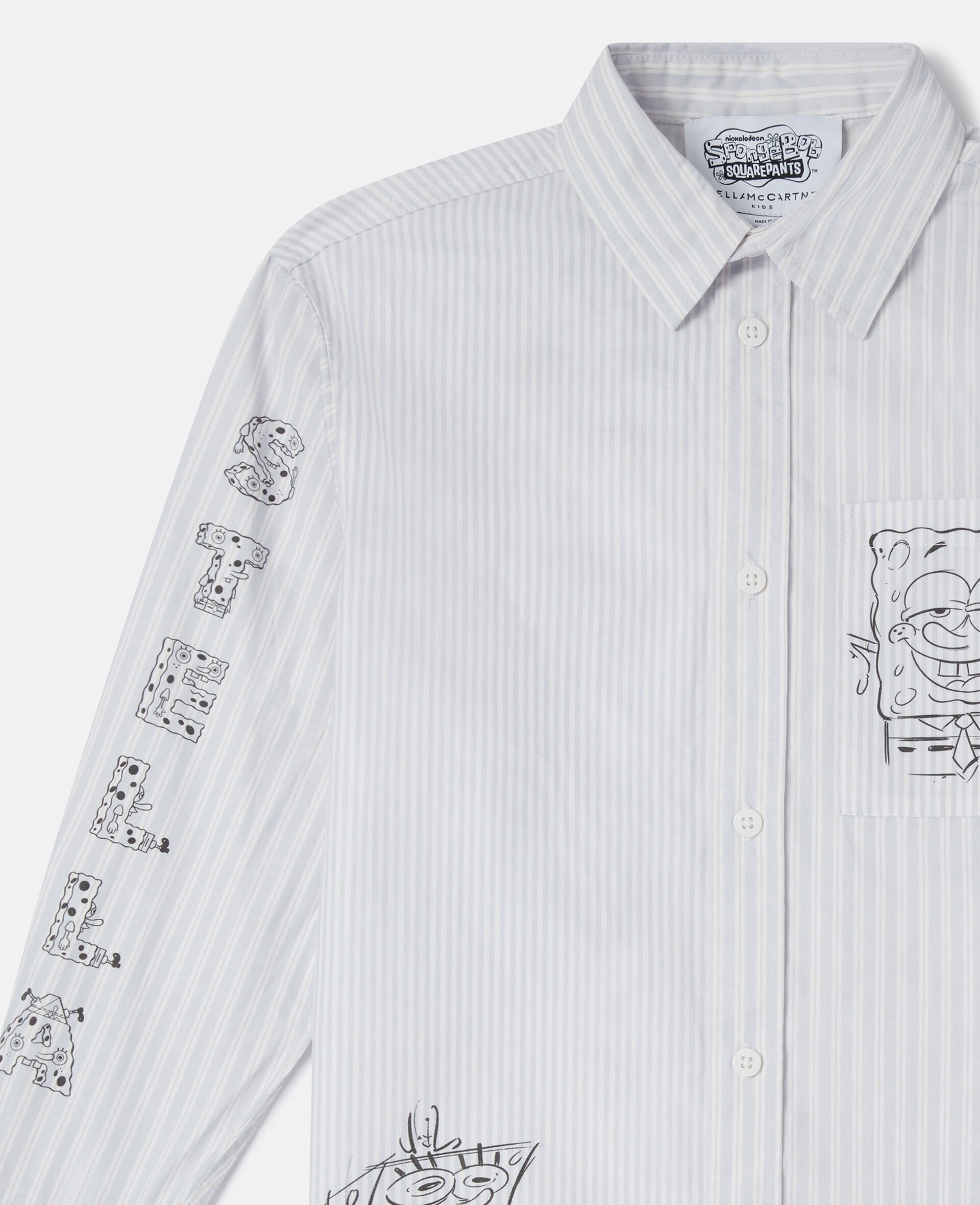 SpongeBob Graphic Shirt-Cream-large image number 1