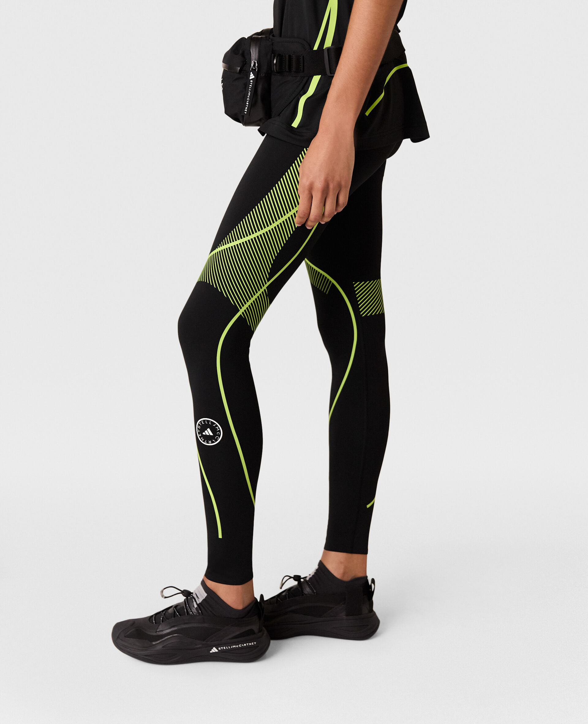 TruePace Running Leggings-Black-large image number 2