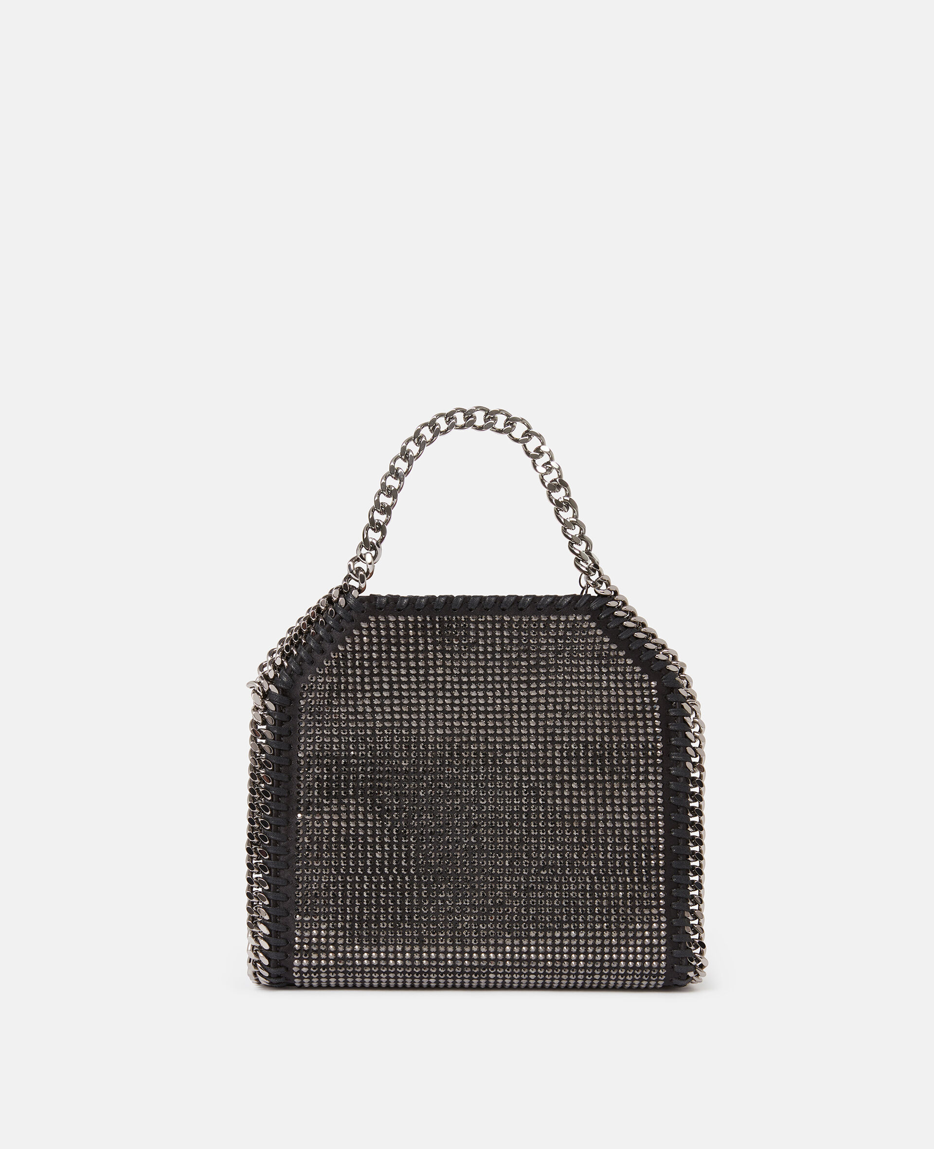 Falabella Crystal Mesh Mini Tote Bag-Silver-large image number 2