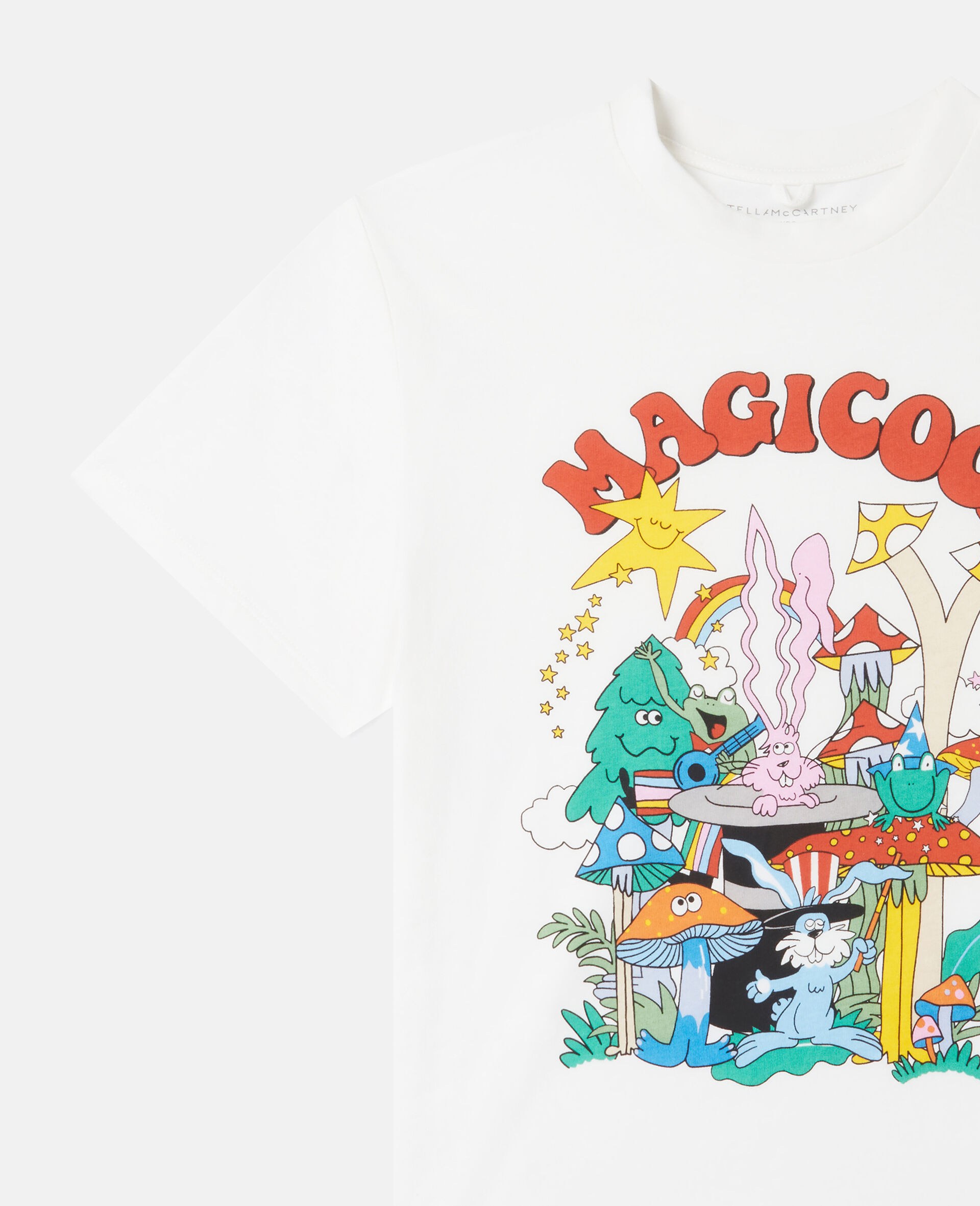 Woodland Friends Crewneck T-Shirt-White-large image number 1