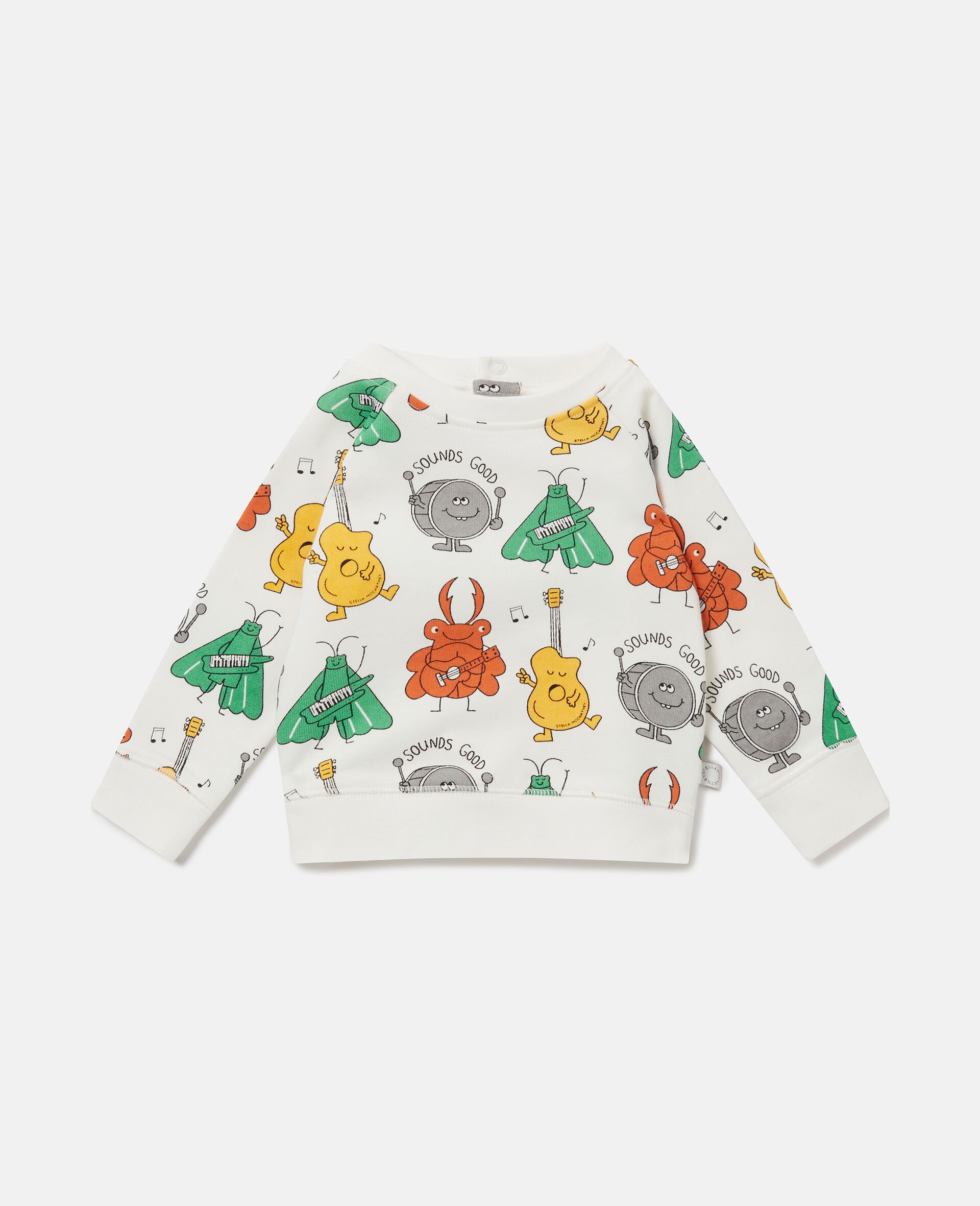 Bug Band Print Sweatshirt-Multicolour-large image number 0