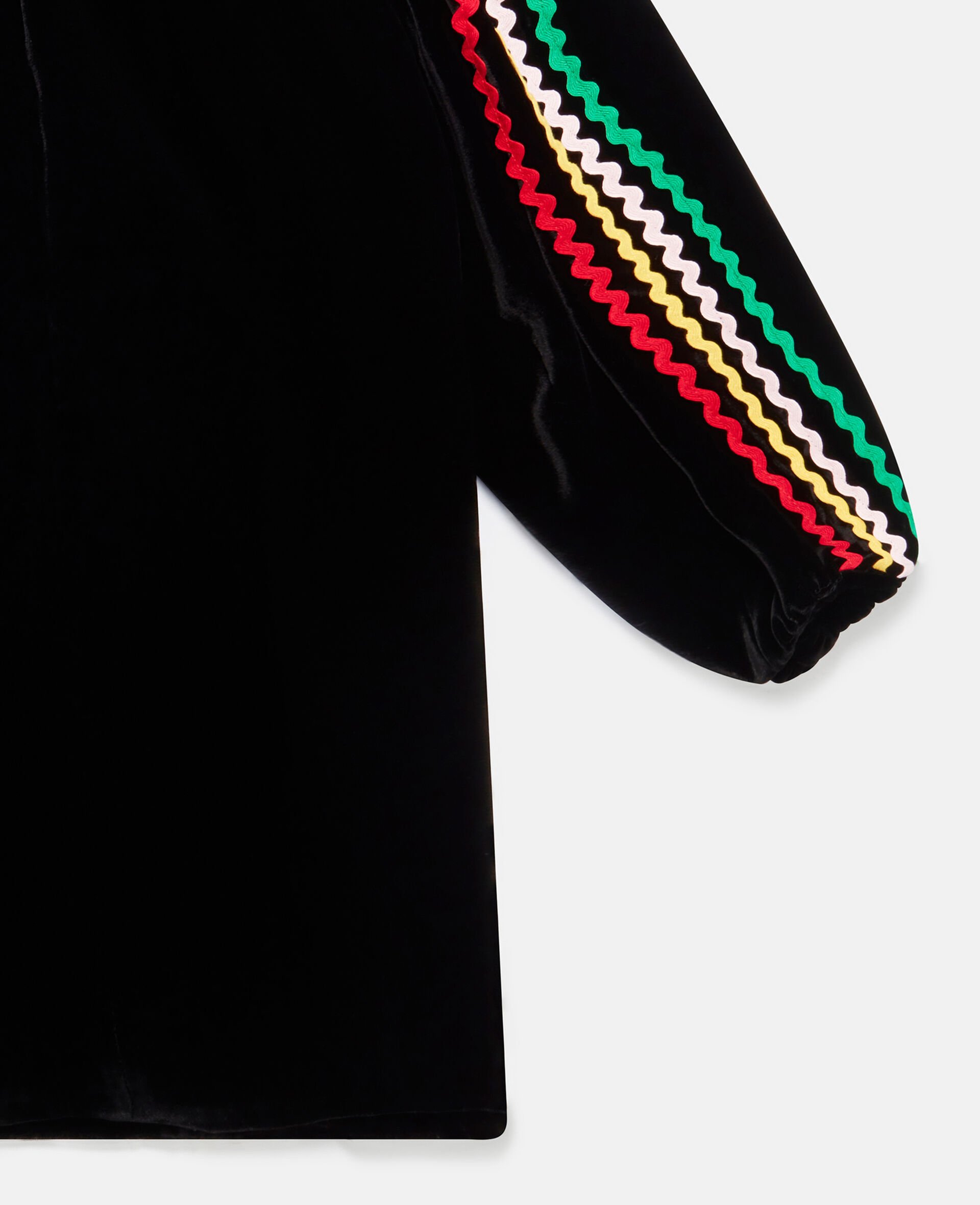Rainbow Ribbon Silk Dress-Black-large Rainbow Ribbon Silk Dress-Black-large image number 3