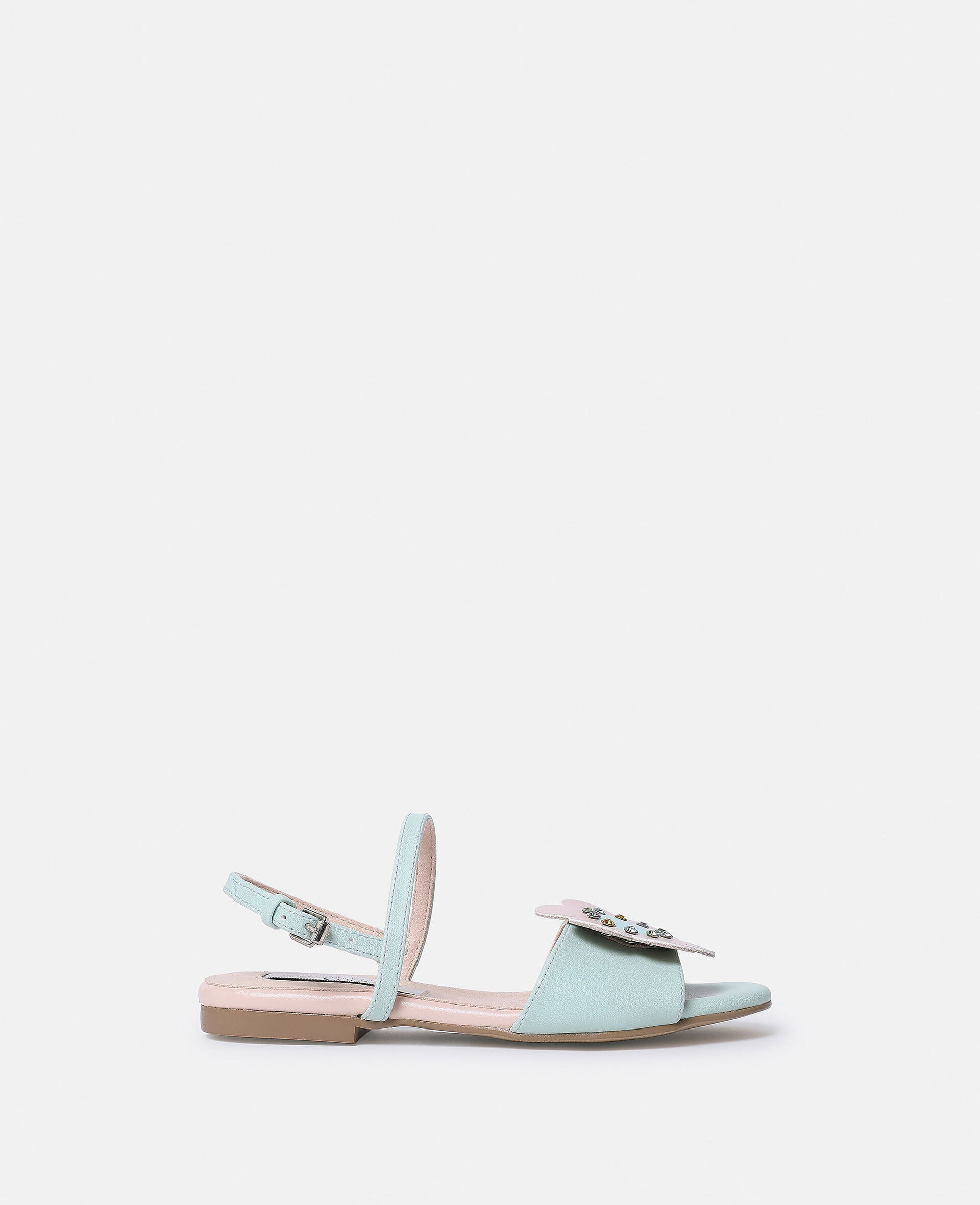 Slingback-Sandalen mit Gänseblümchen-Bunt-medium