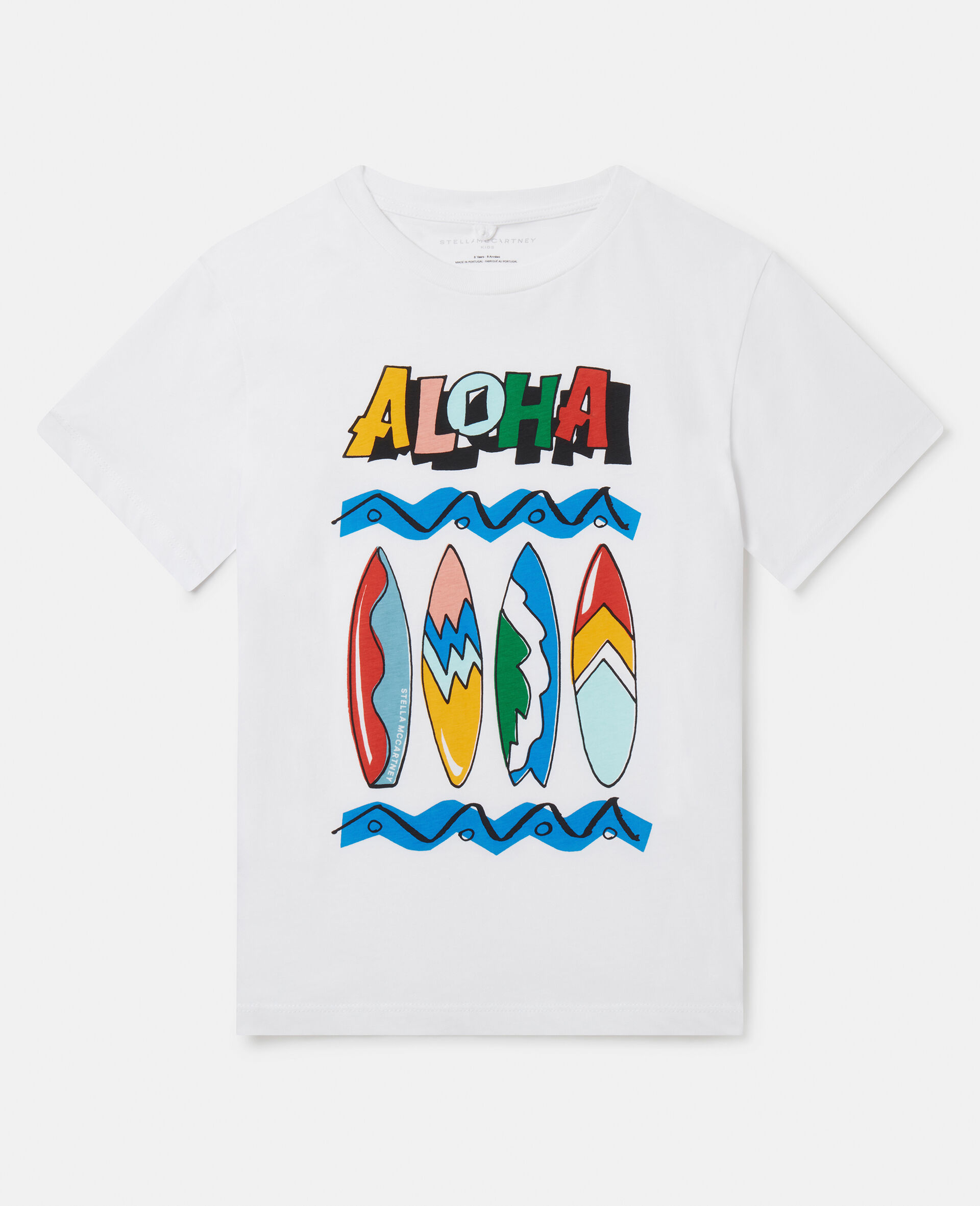 Aloha Surfboards T-Shirt-Weiß-medium