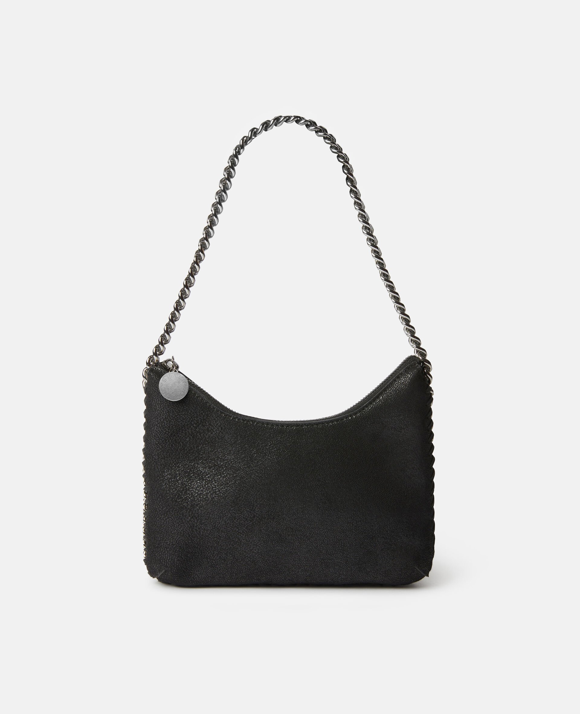 Mini sac porte epaule zippe Falabella -Noir-large