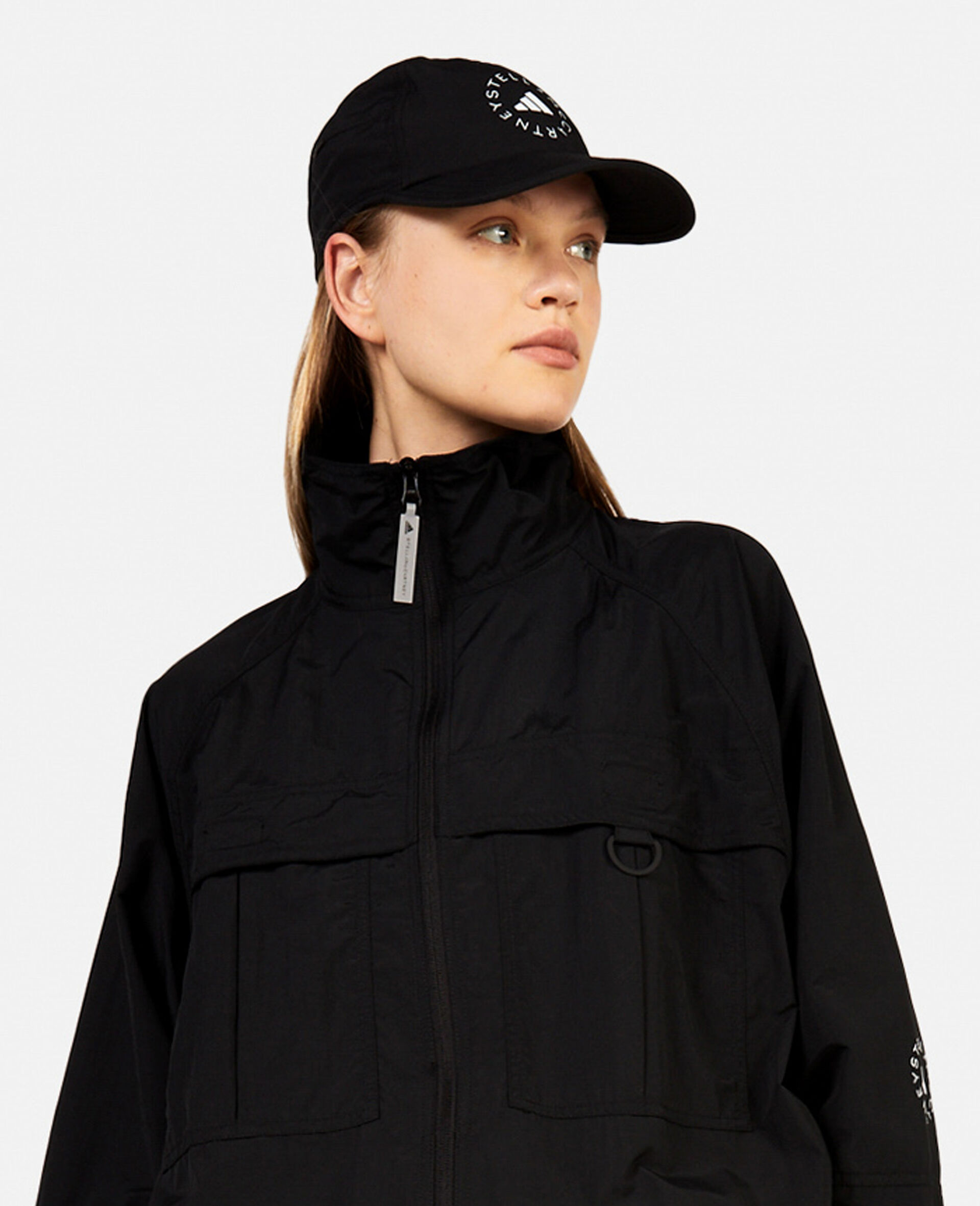 TrueCasuals Woven Track Jacket-Black-large image number 3