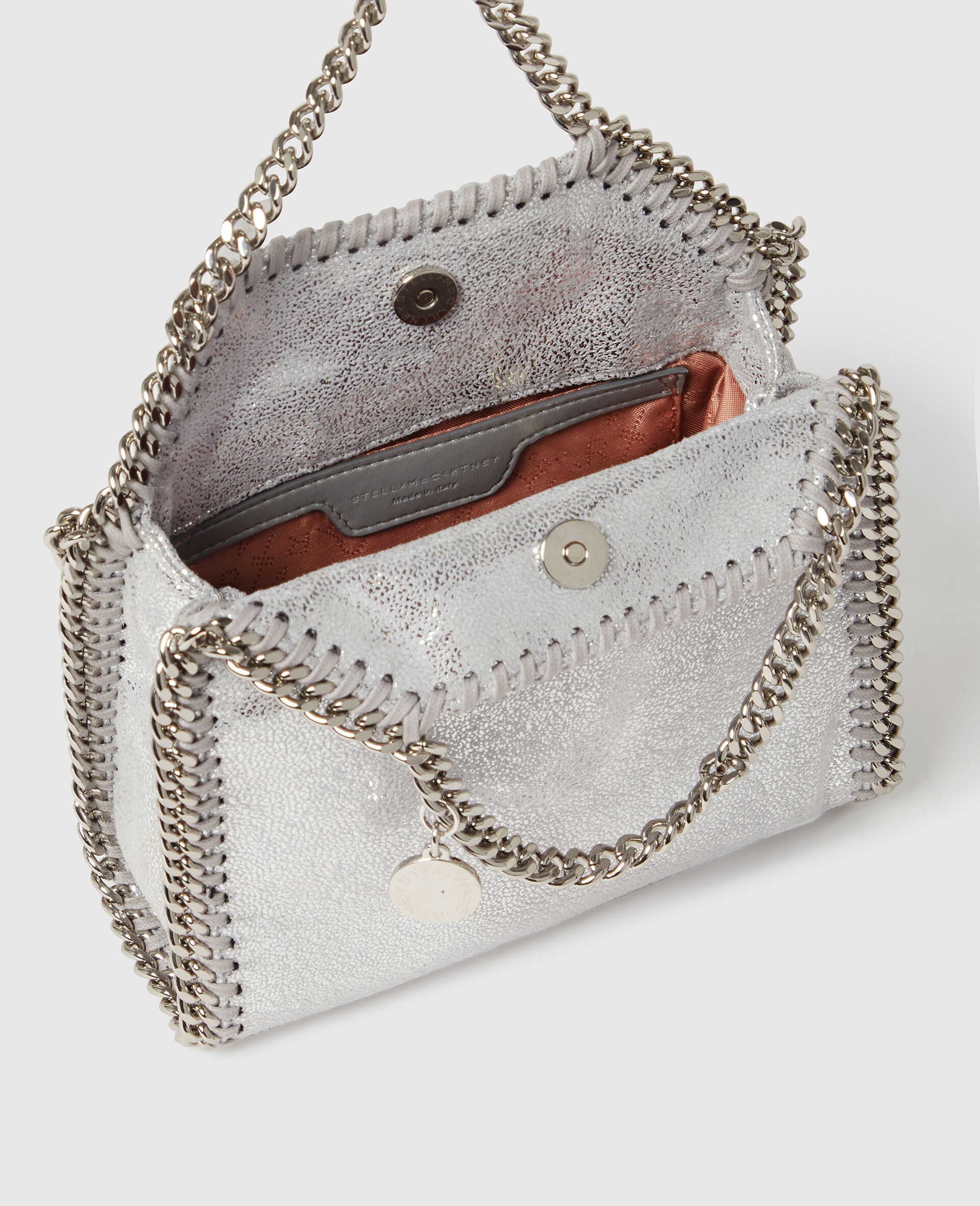 Falabella Tiny Tote Bag-Silver-large image number 4