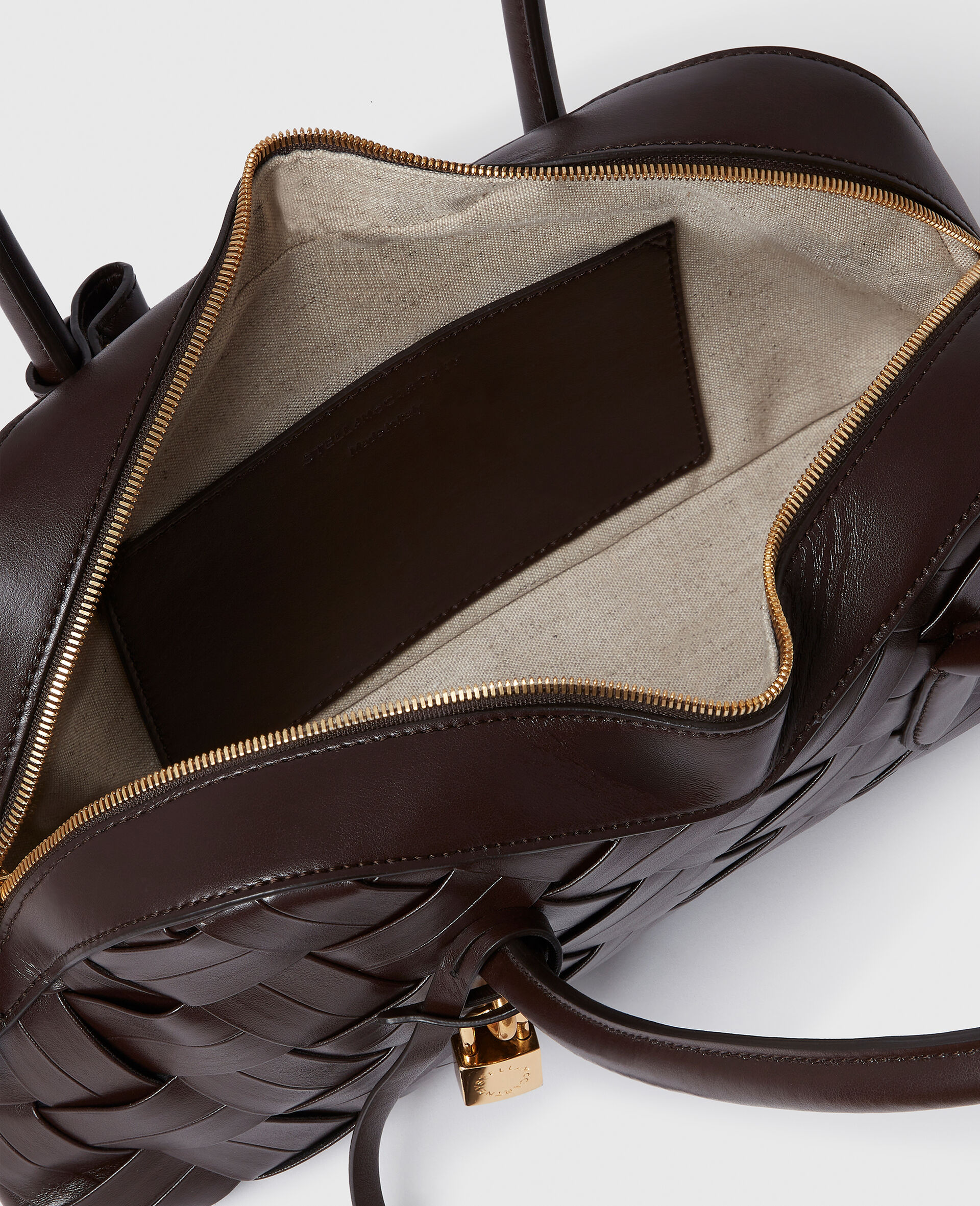 Stella Ryder Wovenr Shoulder Bag-Brown-large image number 5