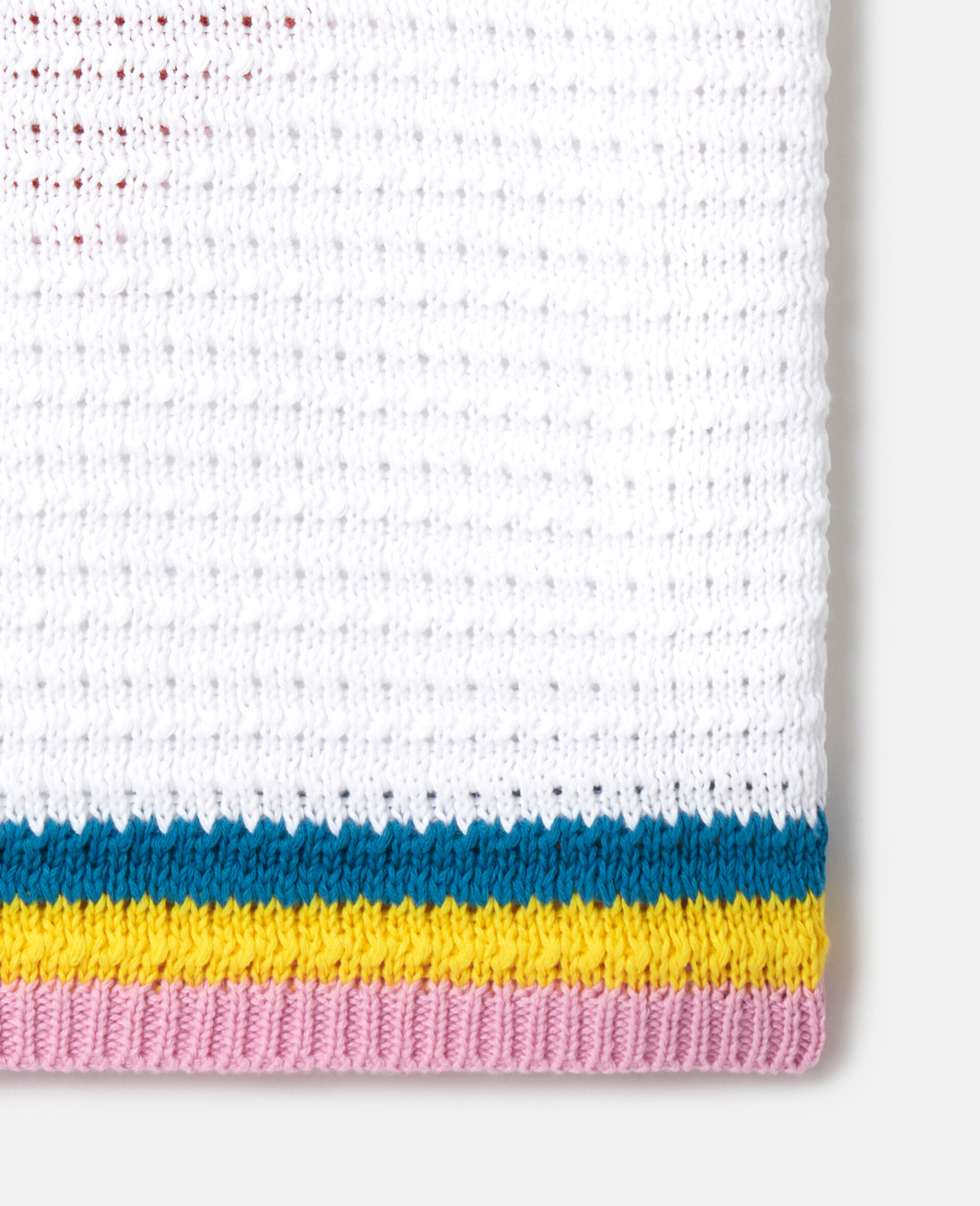 Heart Crocheted Tank Top-White-large image number 1