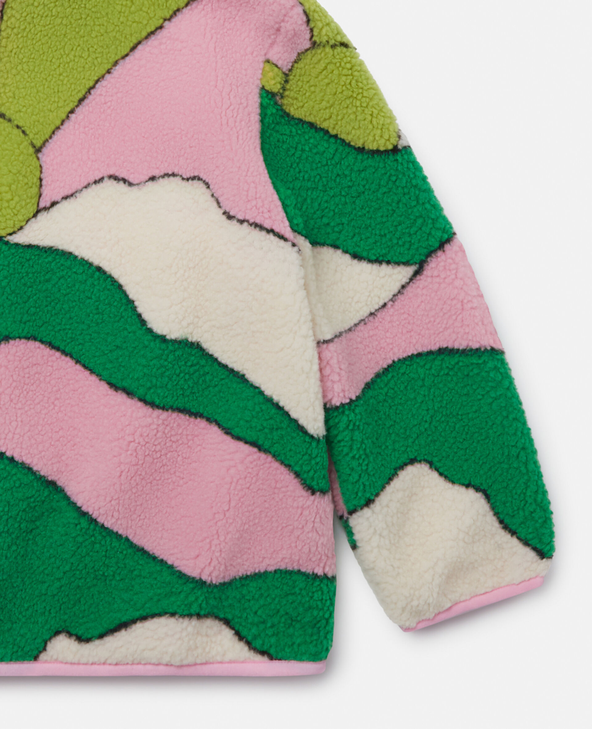 Sunrise Scene Fleece-Multicolour-large image number 4