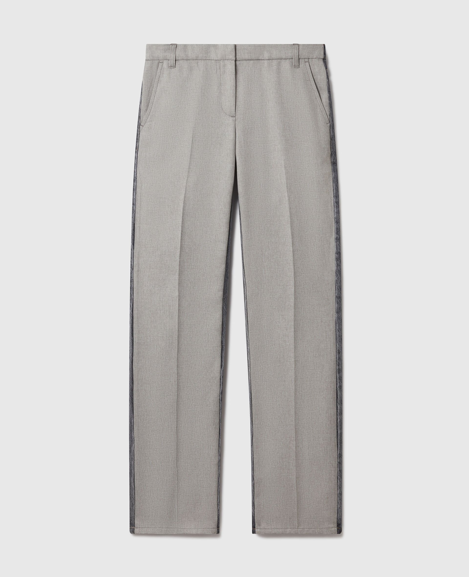 Hybrid Tailored Trouser Jeans-Grey-medium