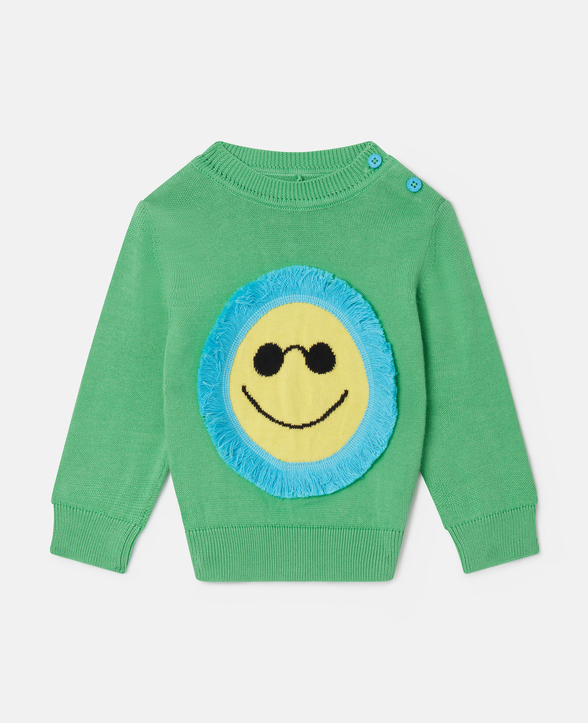 Fringed Sunshine Sweatshirt-グリーン-medium