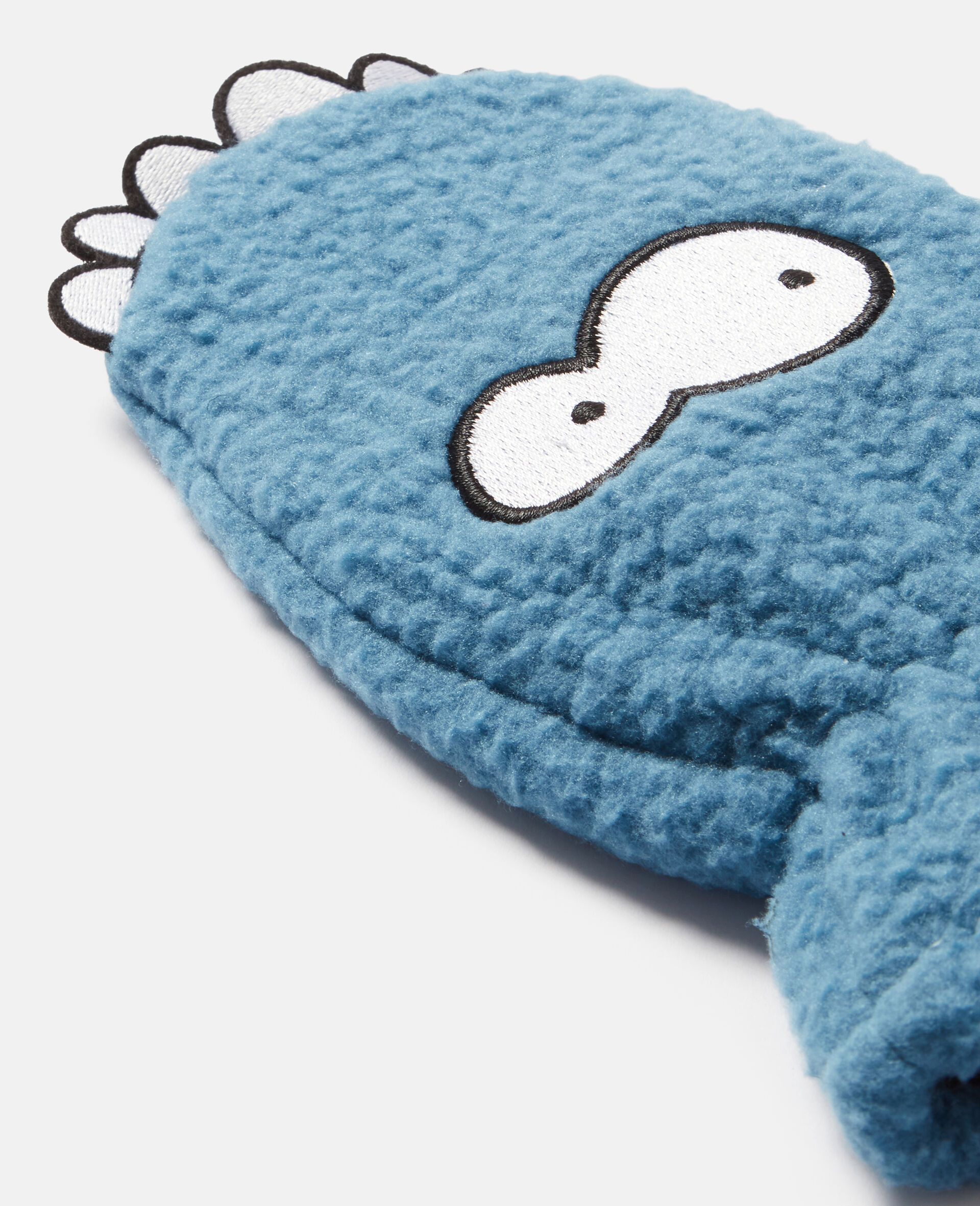 Monster Embroidered Mittens-Blue-large image number 2