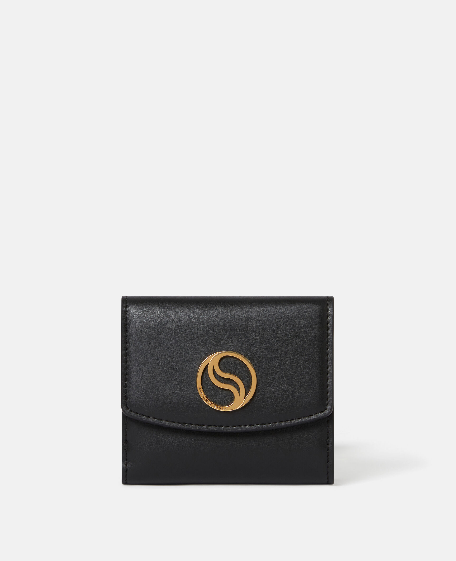 S-Wave Small Flap Wallet-Black-large S-Wave Small Flap Wallet-Black-large image number 0
