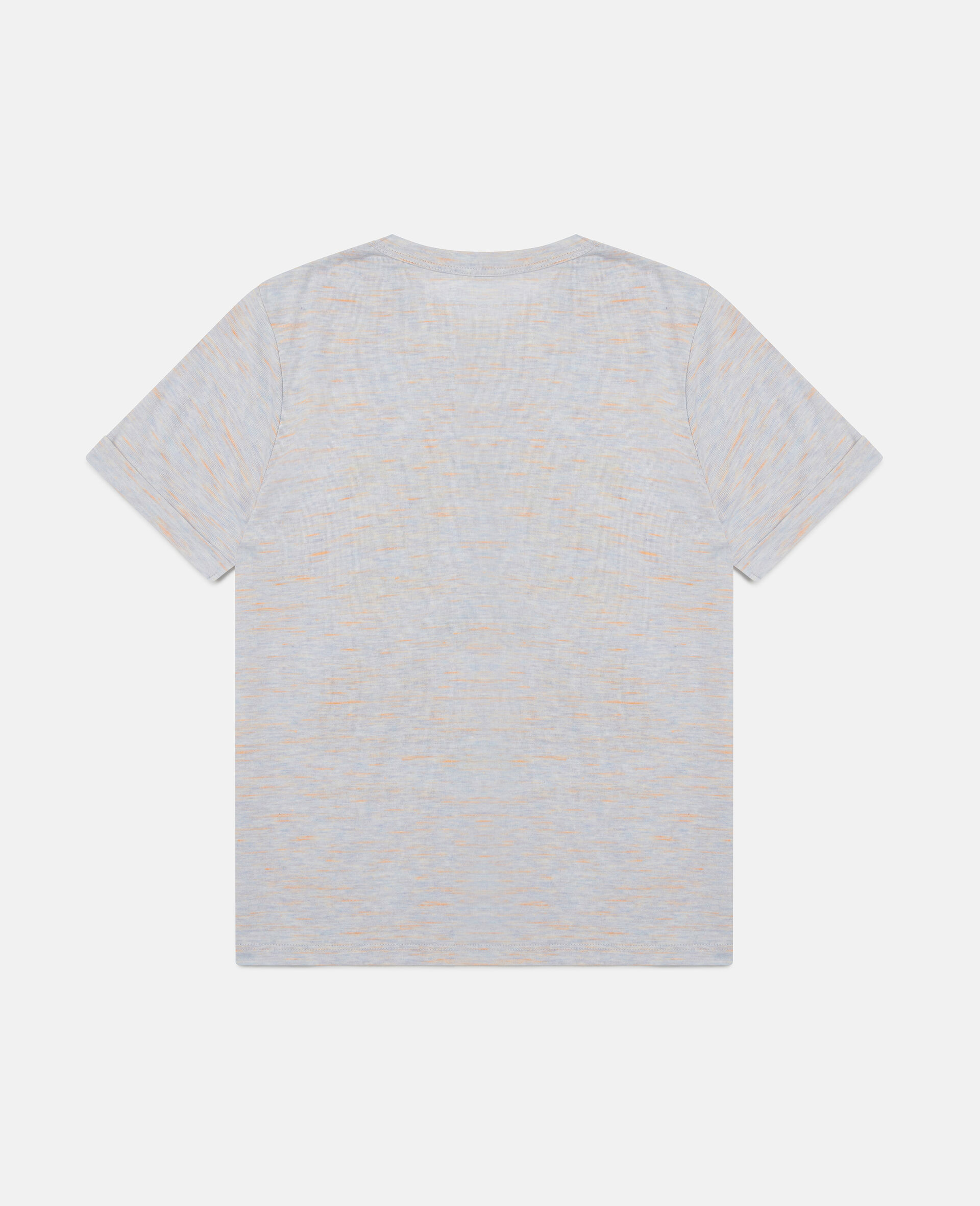 Seaweed Print Logo Cotton T-Shirt-White-large image number 2