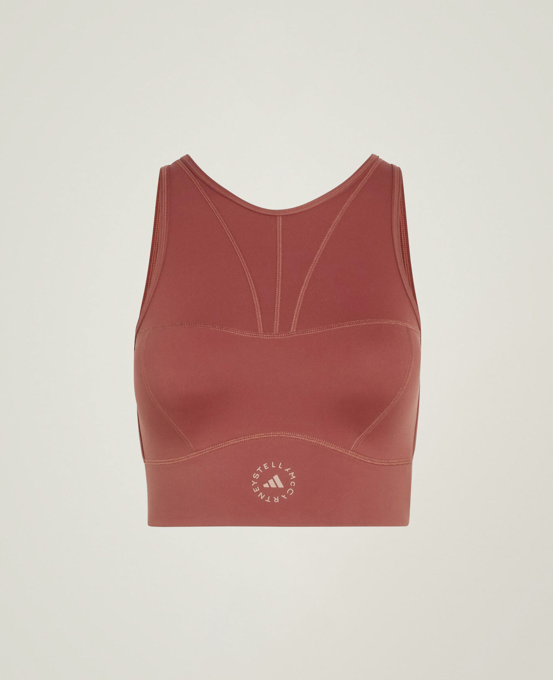TrueStrength Sleeveless Yoga Crop Top-Red-medium